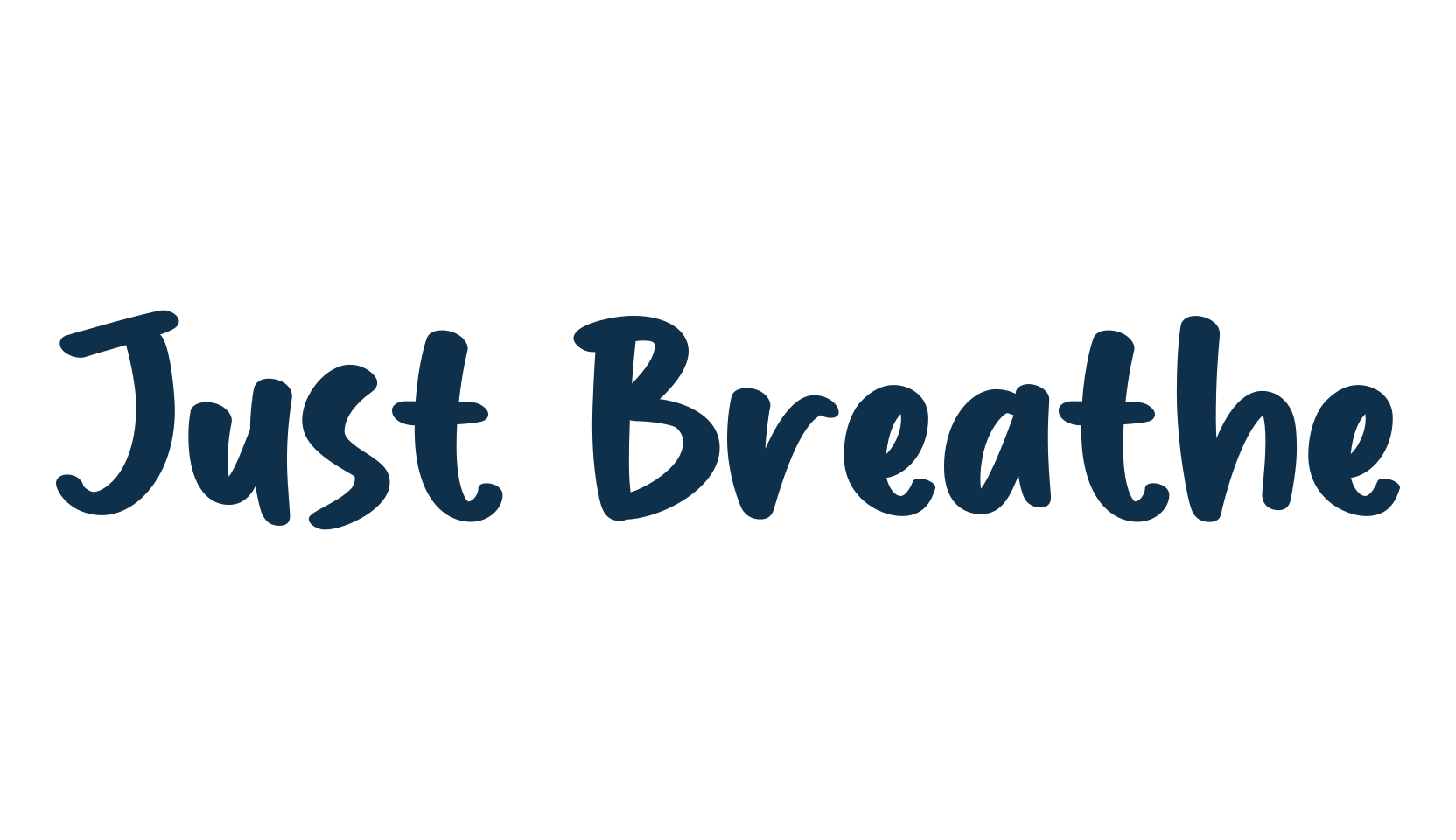 Just Breathe (just-breathe-2), handwriting font preview