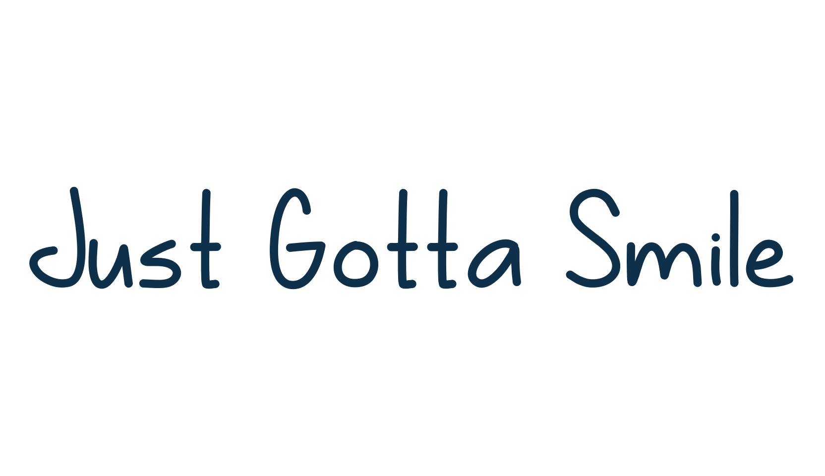 Just Gotta Smile, script handwritten fancy decorative calligraphy font preview