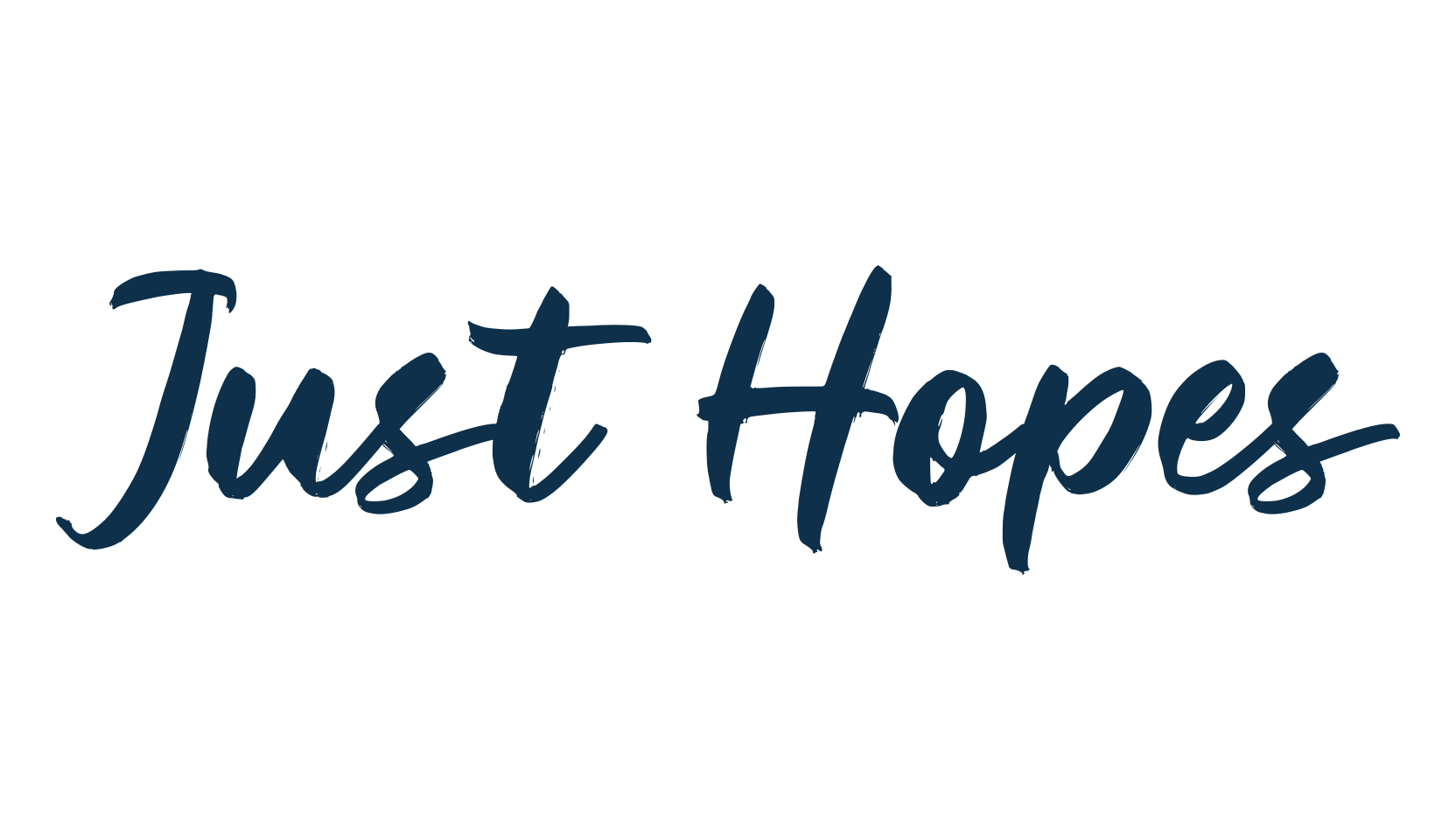 Just Hopes, script brush fancy decorative calligraphy font preview