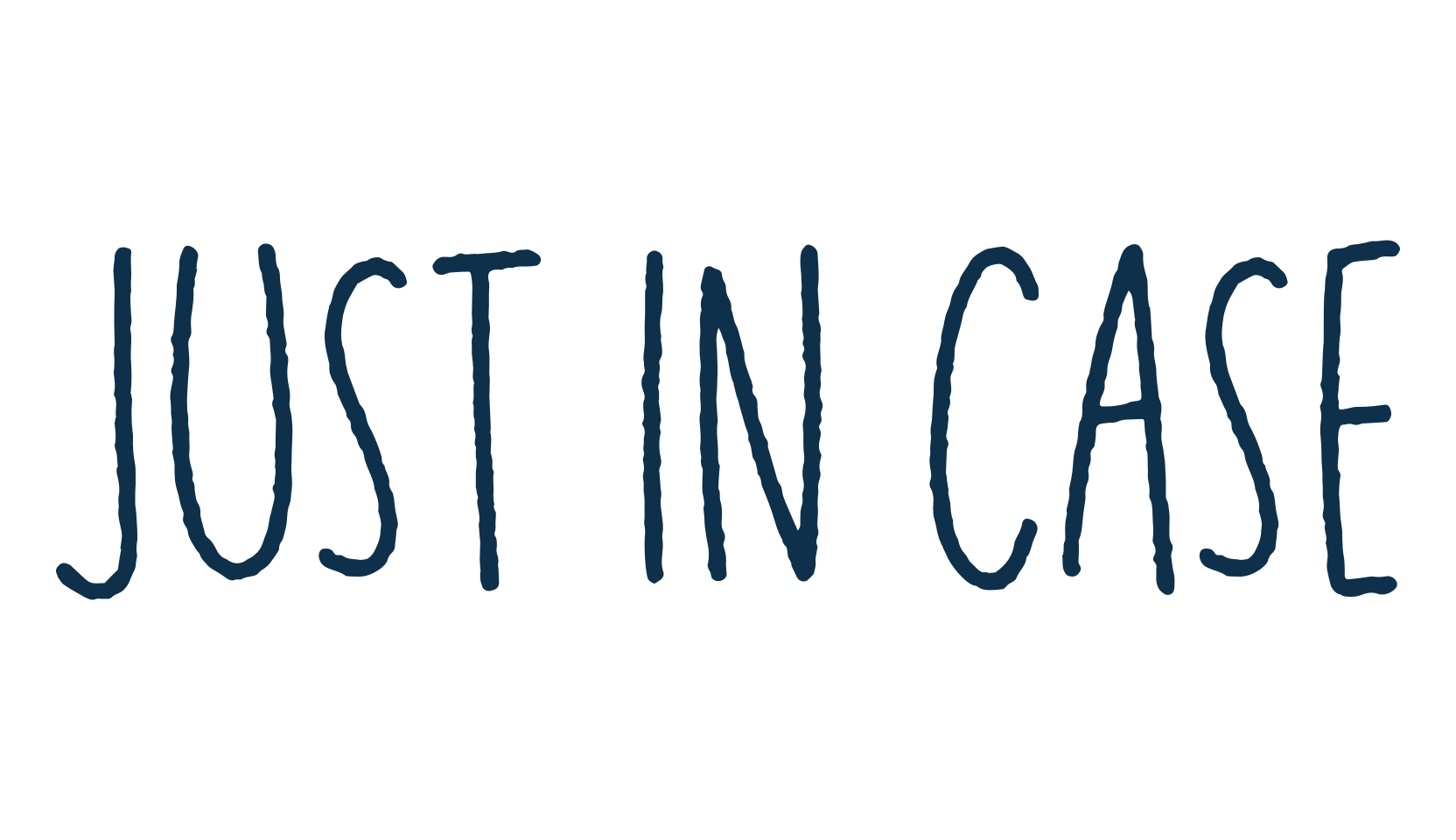 Just in Case, script handwritten fancy decorative calligraphy font preview