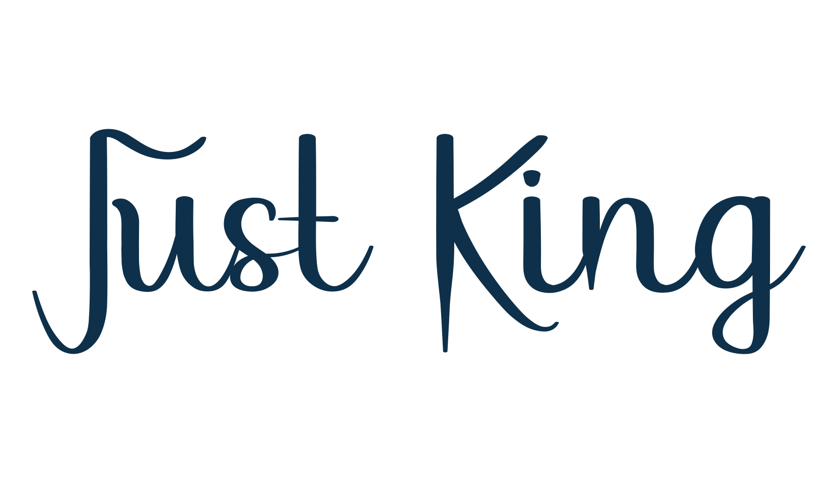 Just King, display market font preview