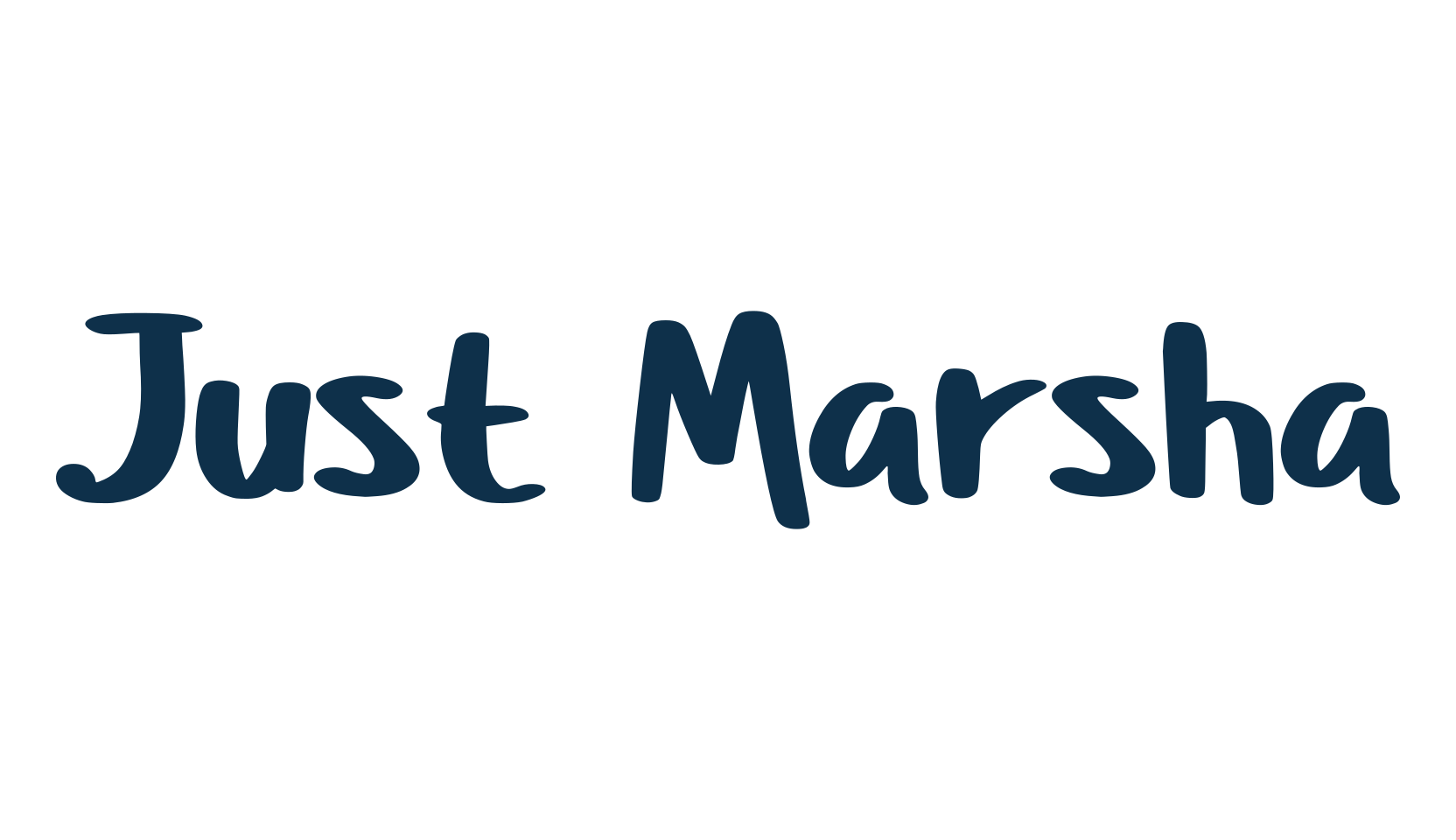 Just Marsha, handwriting font preview