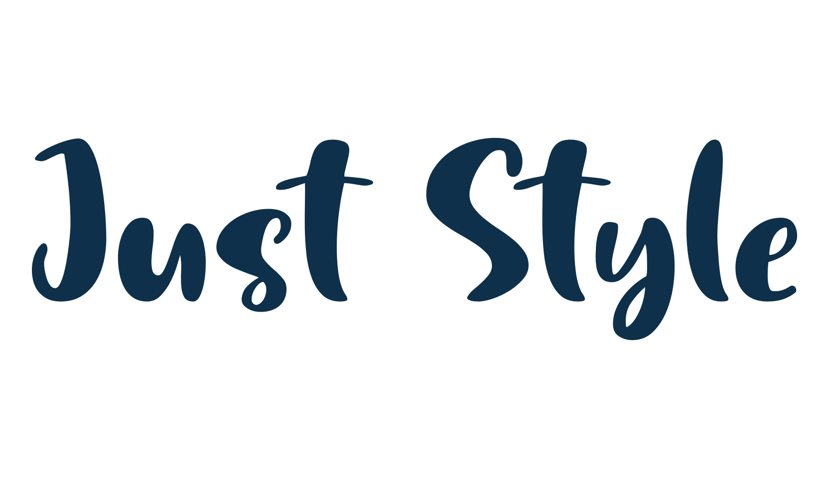 Just Style, fancy decorative font preview