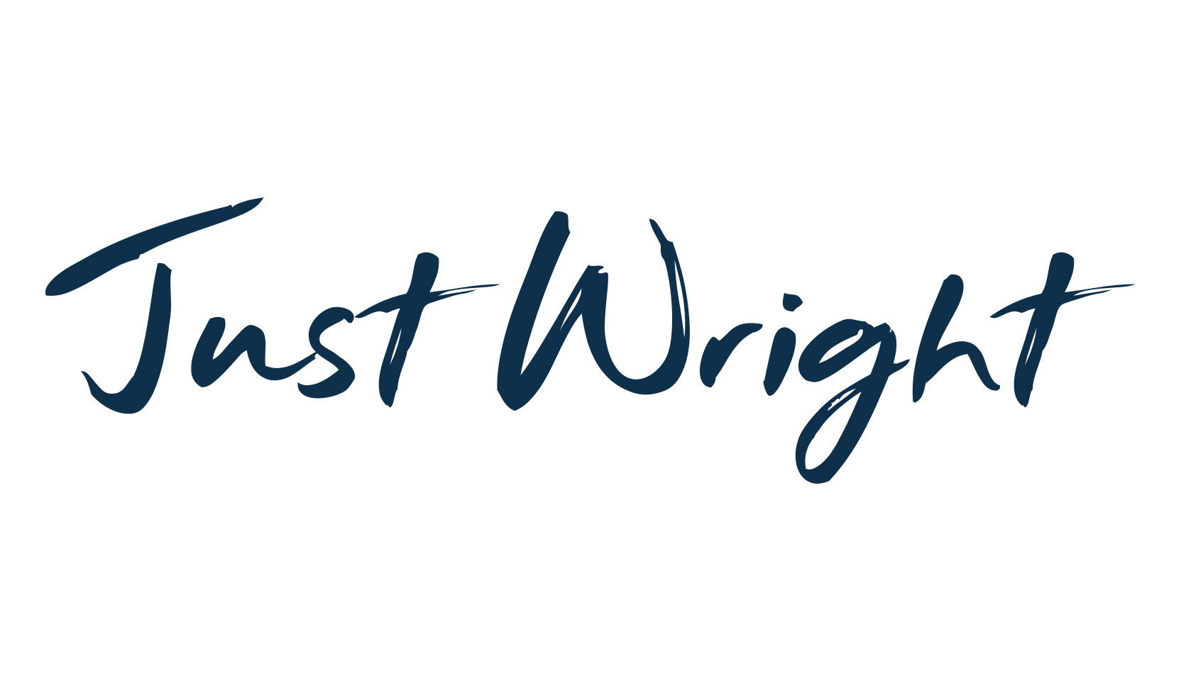 Just Wright, brush font preview