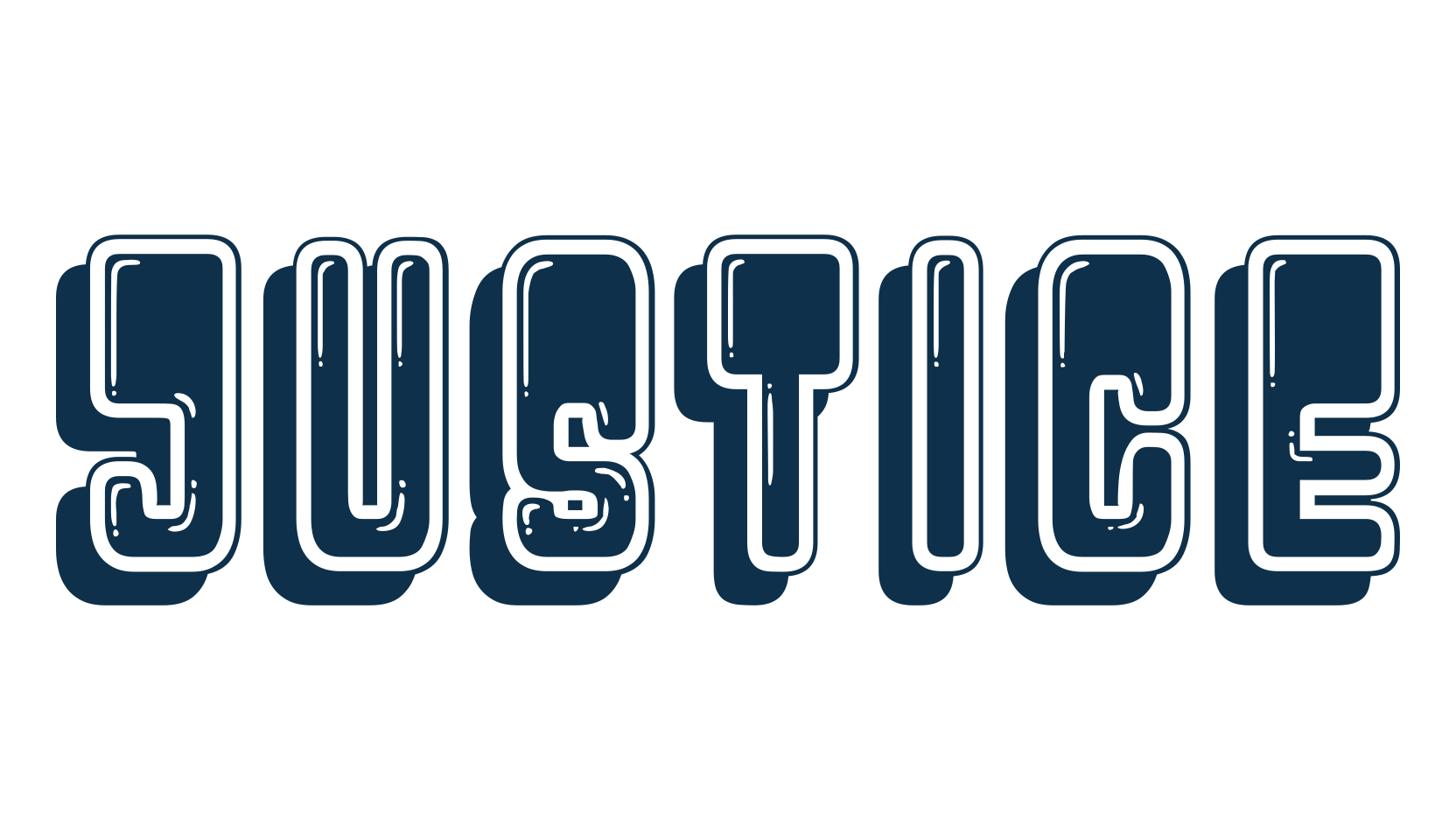 Justice (justice-3), fancy groovy decorative font preview