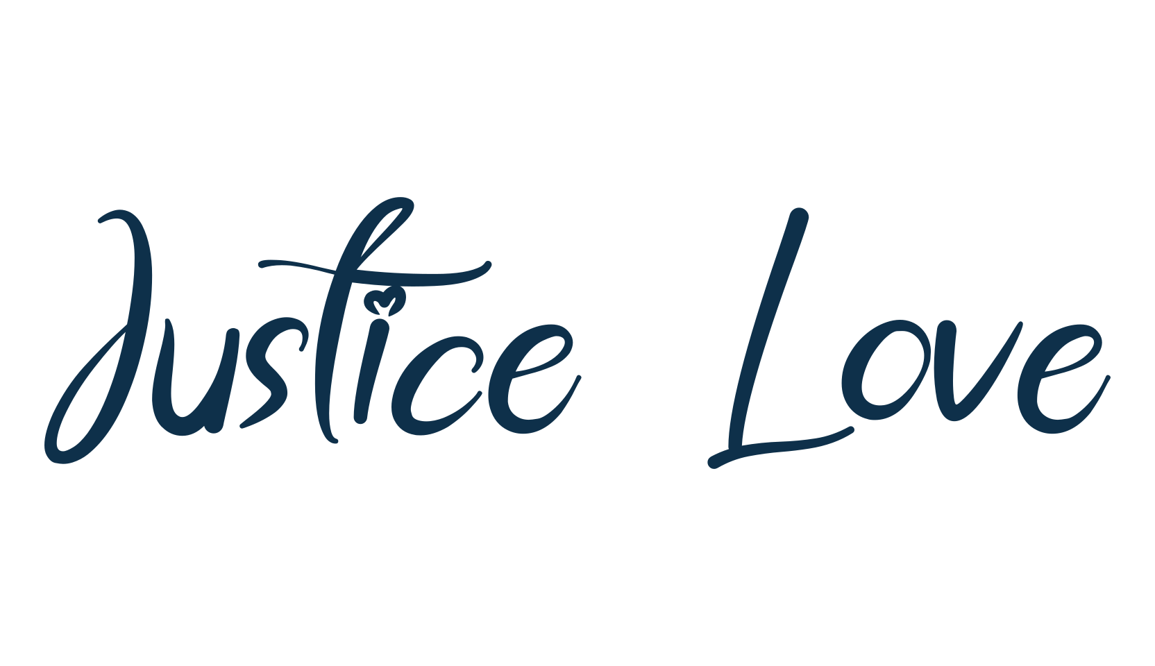 Justice Love, fancy decorative font preview