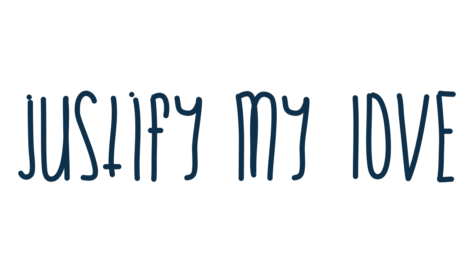 Justify My Love, script handwritten fancy decorative calligraphy font preview