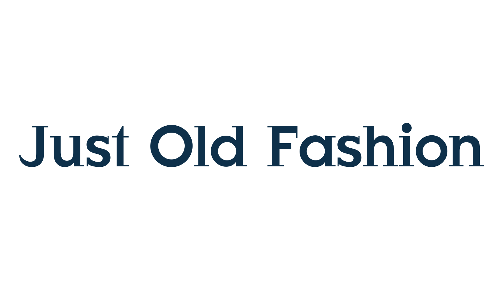 Just Old Fashion, basic serif font preview