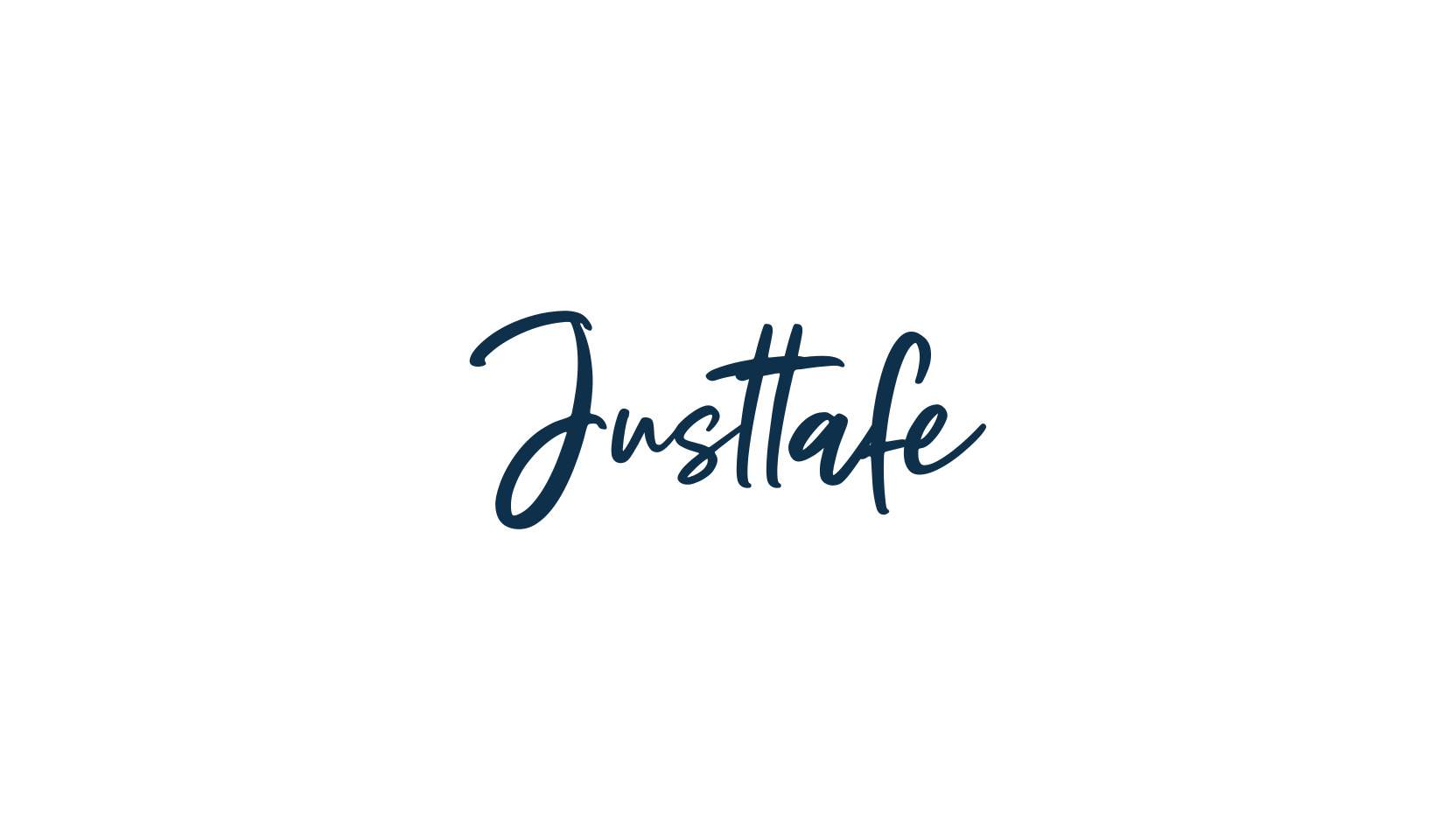 Justtafe, handwriting font preview