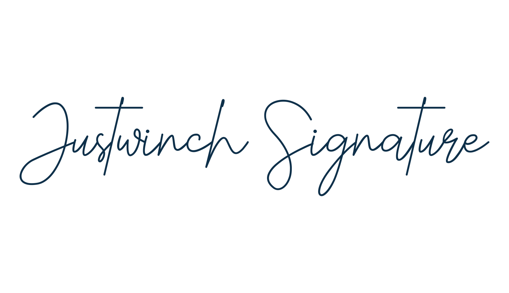 Justwinch Signature, script handwritten fancy decorative calligraphy font preview