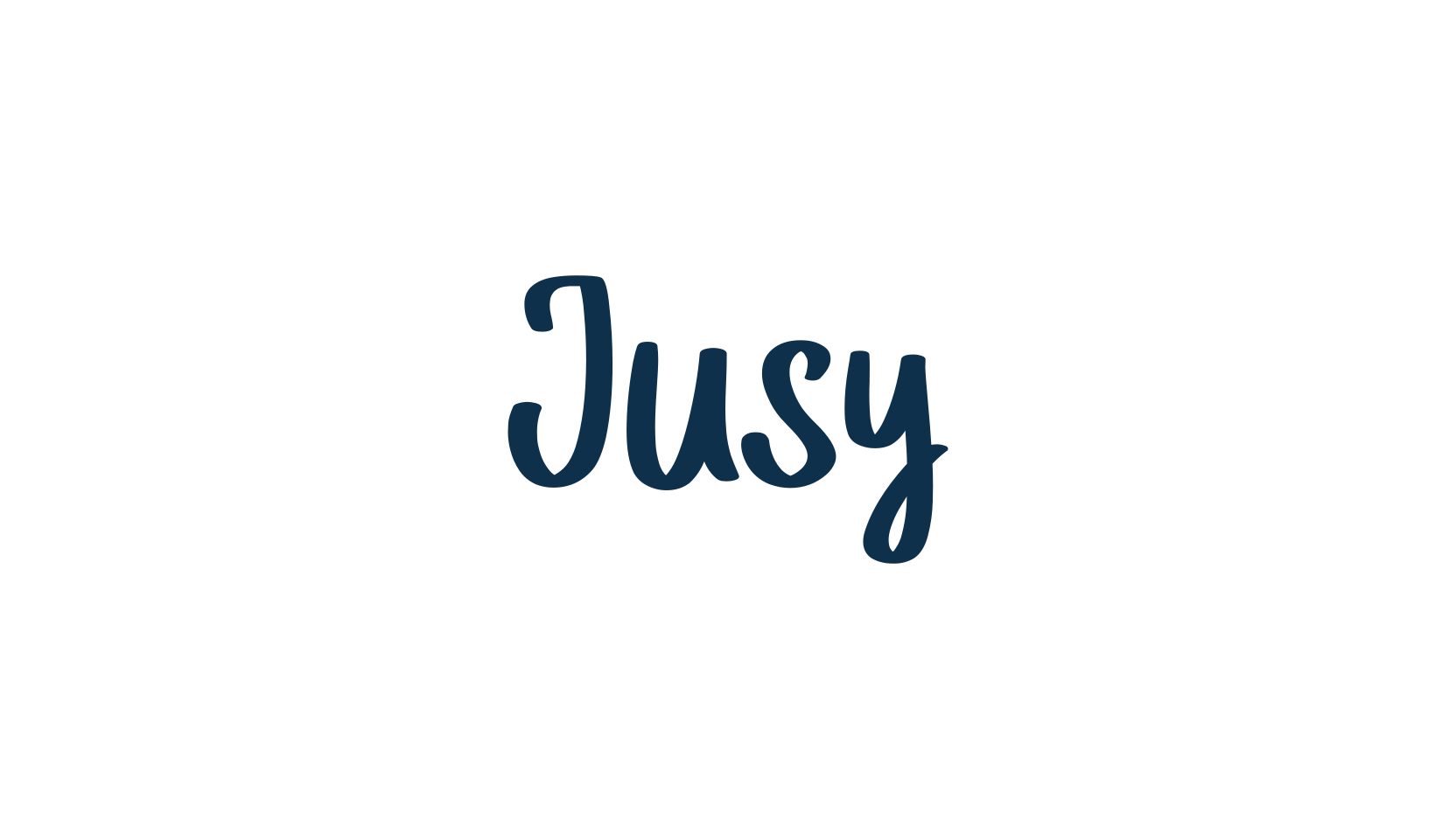 Jusy, script handwritten fancy decorative calligraphy font preview
