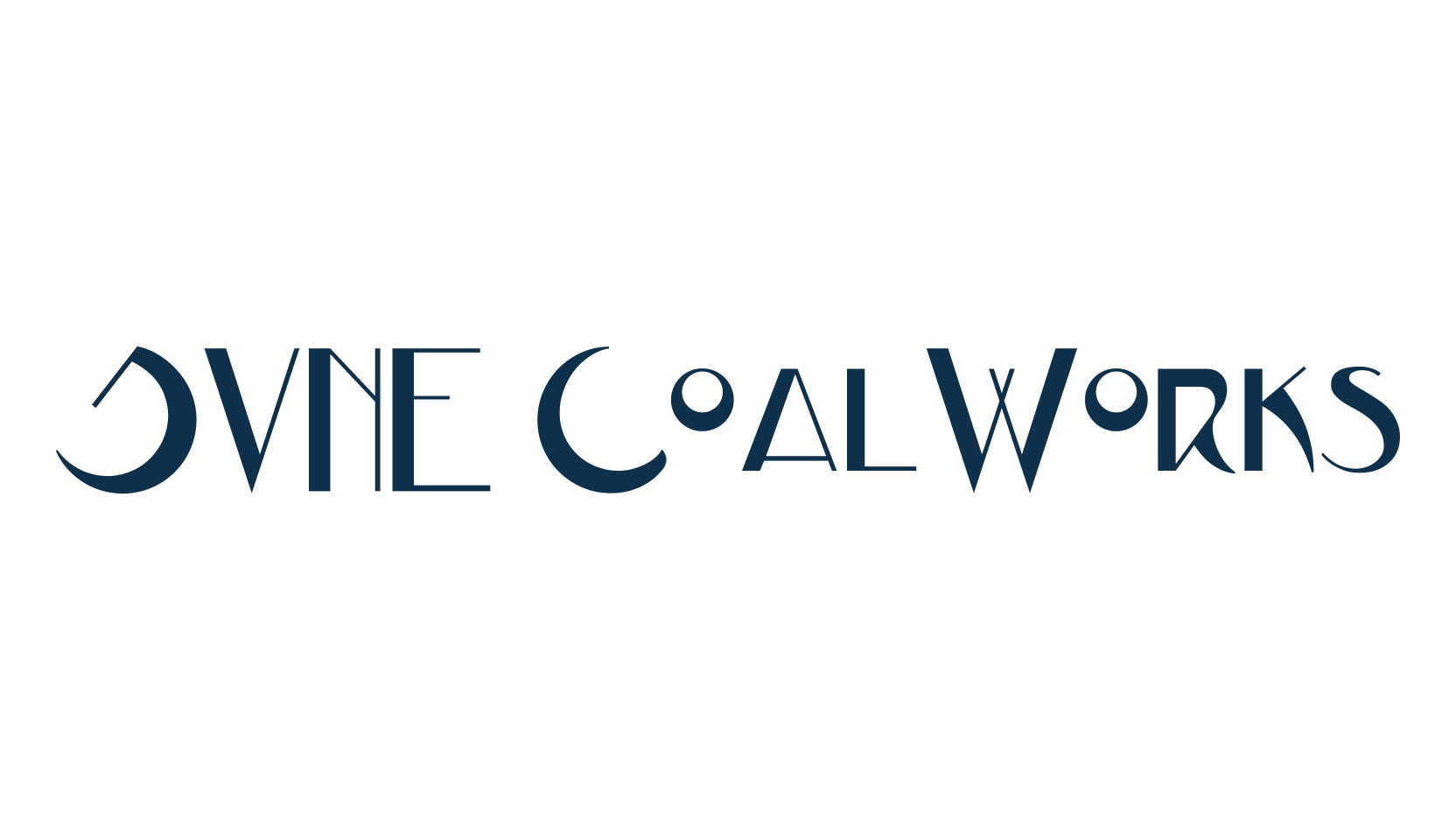 JVNE CoalWorks, fancy retro decorative font preview