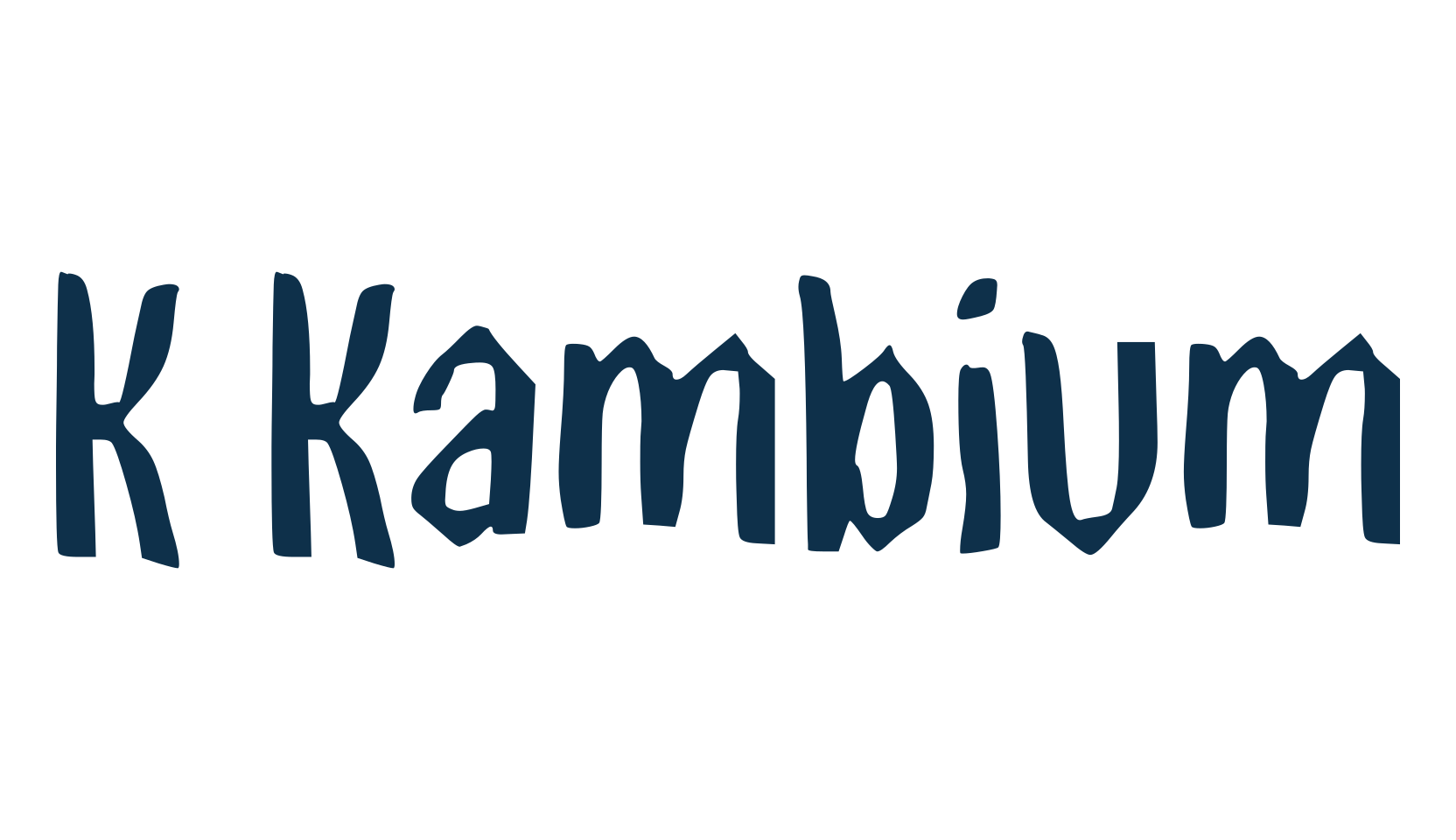 K Kambium, fancy various decorative font preview