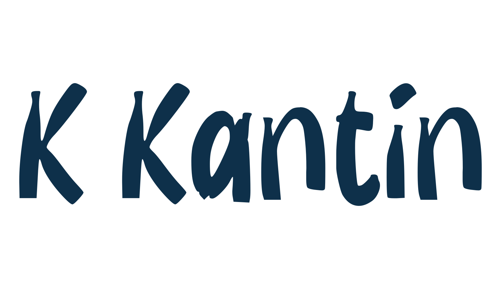 K Kantin, fancy cartoon decorative comic font preview