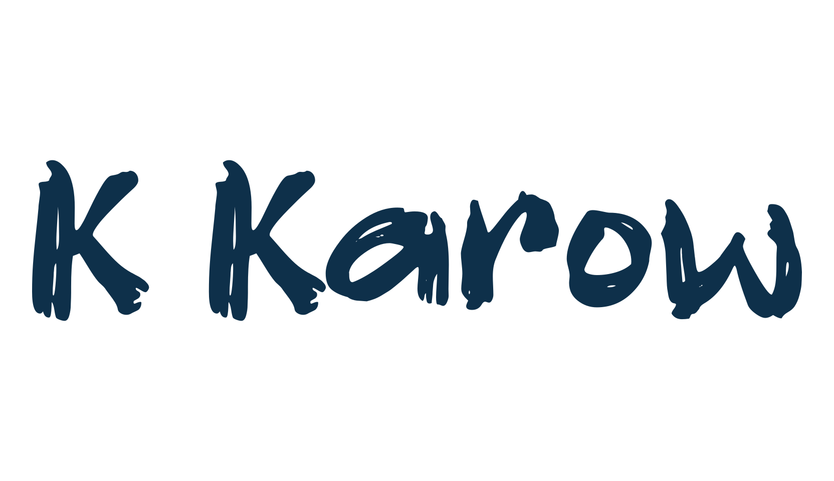 K Karow, trash font preview