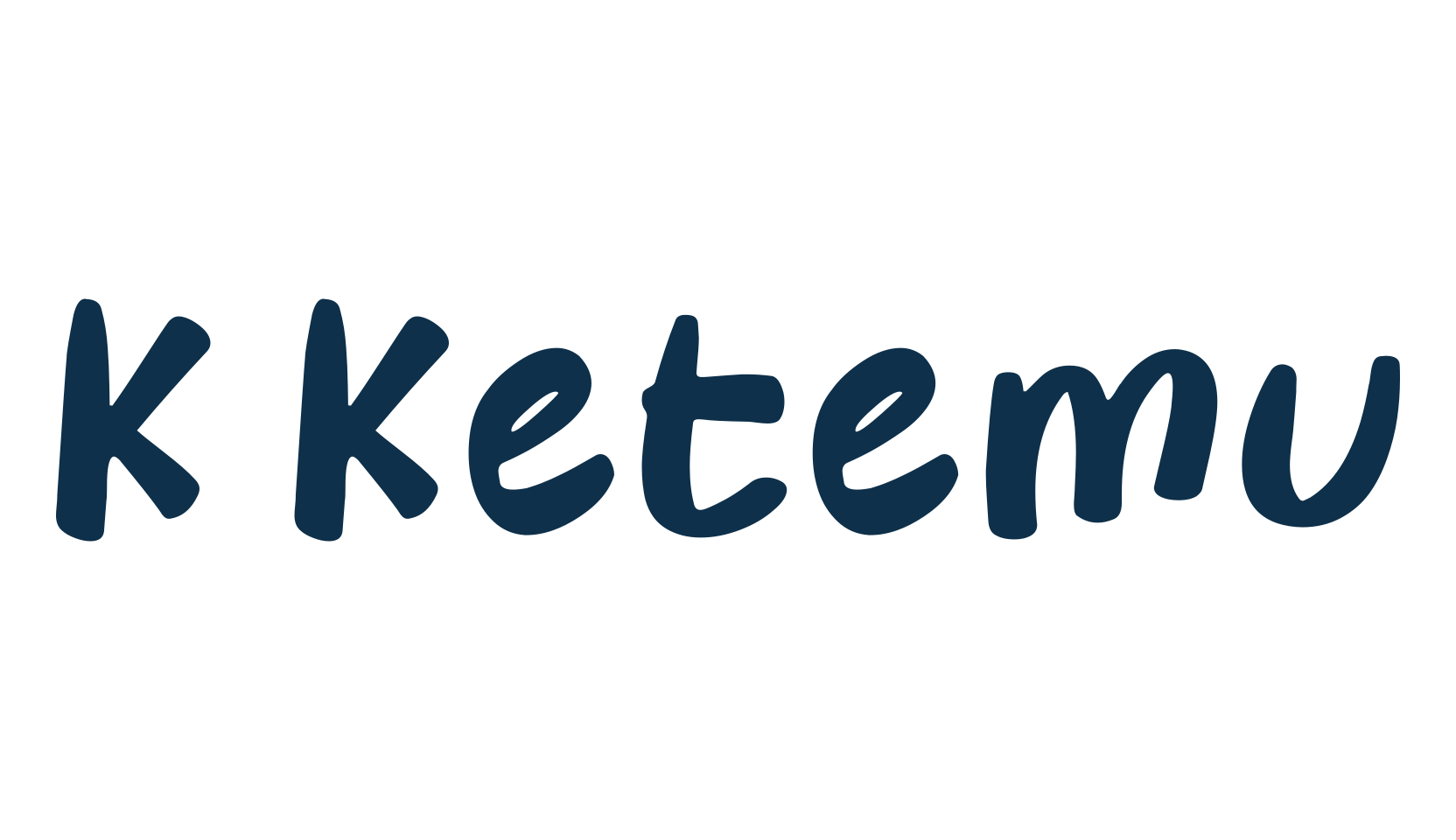 K Ketemu, fancy cartoon decorative comic font preview