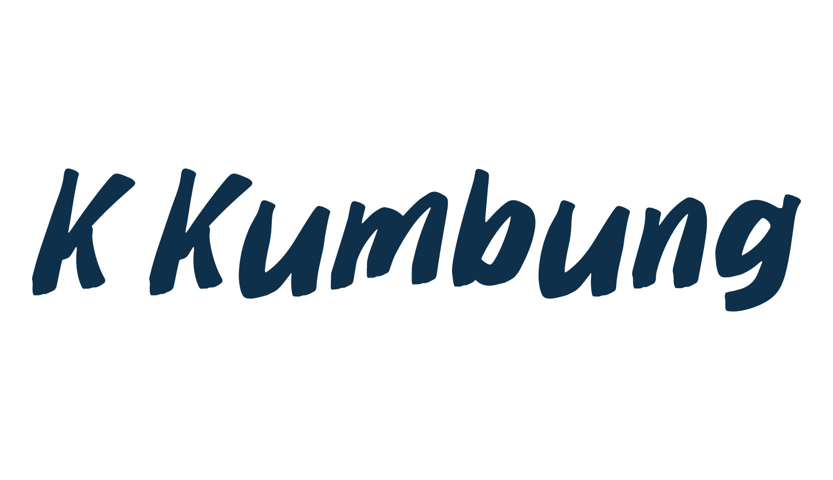 K Kumbung, display market font preview
