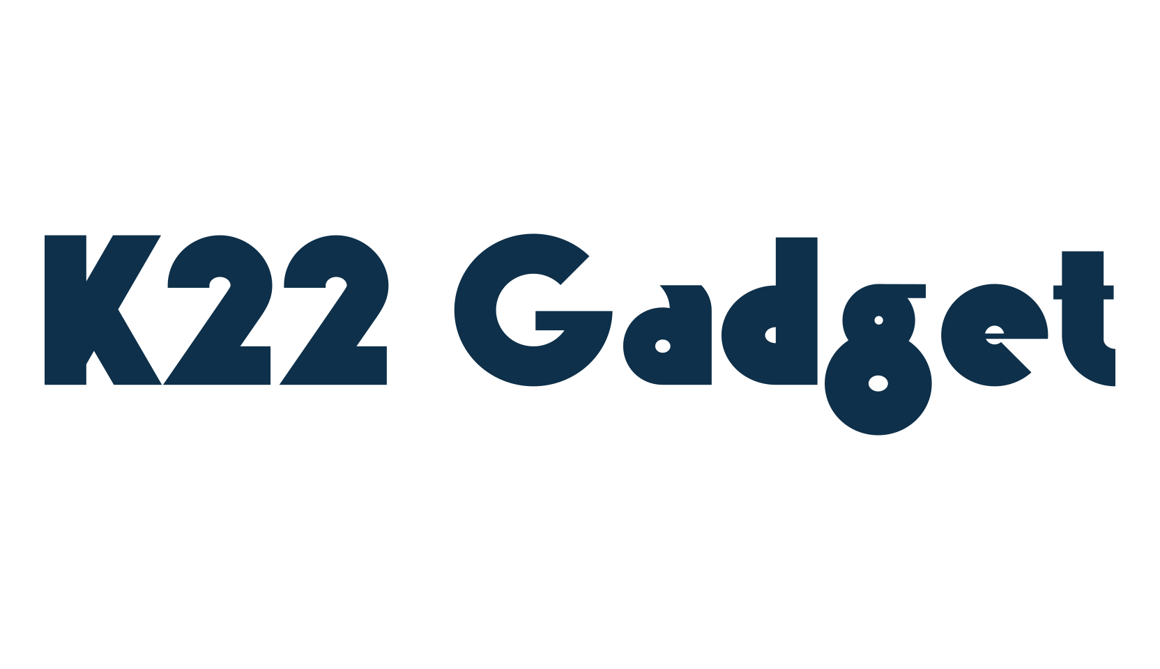 K22 Gadget, retro font preview