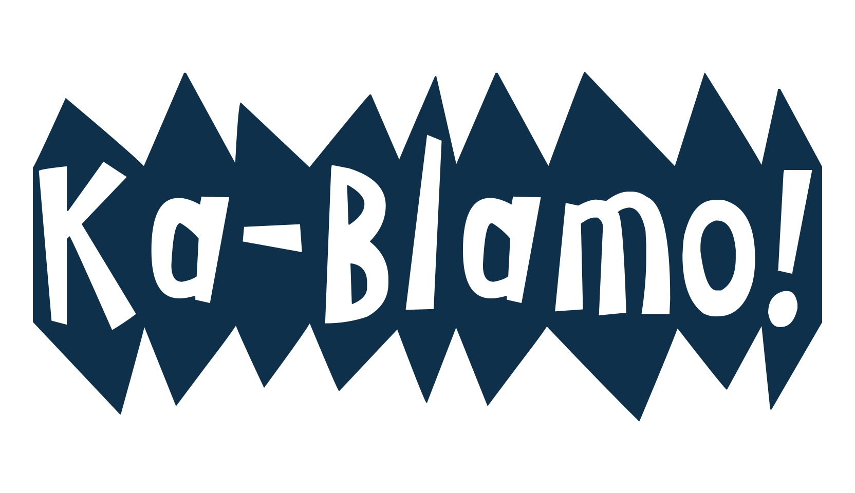 Ka-Blamo!, fancy cartoon decorative comic font preview