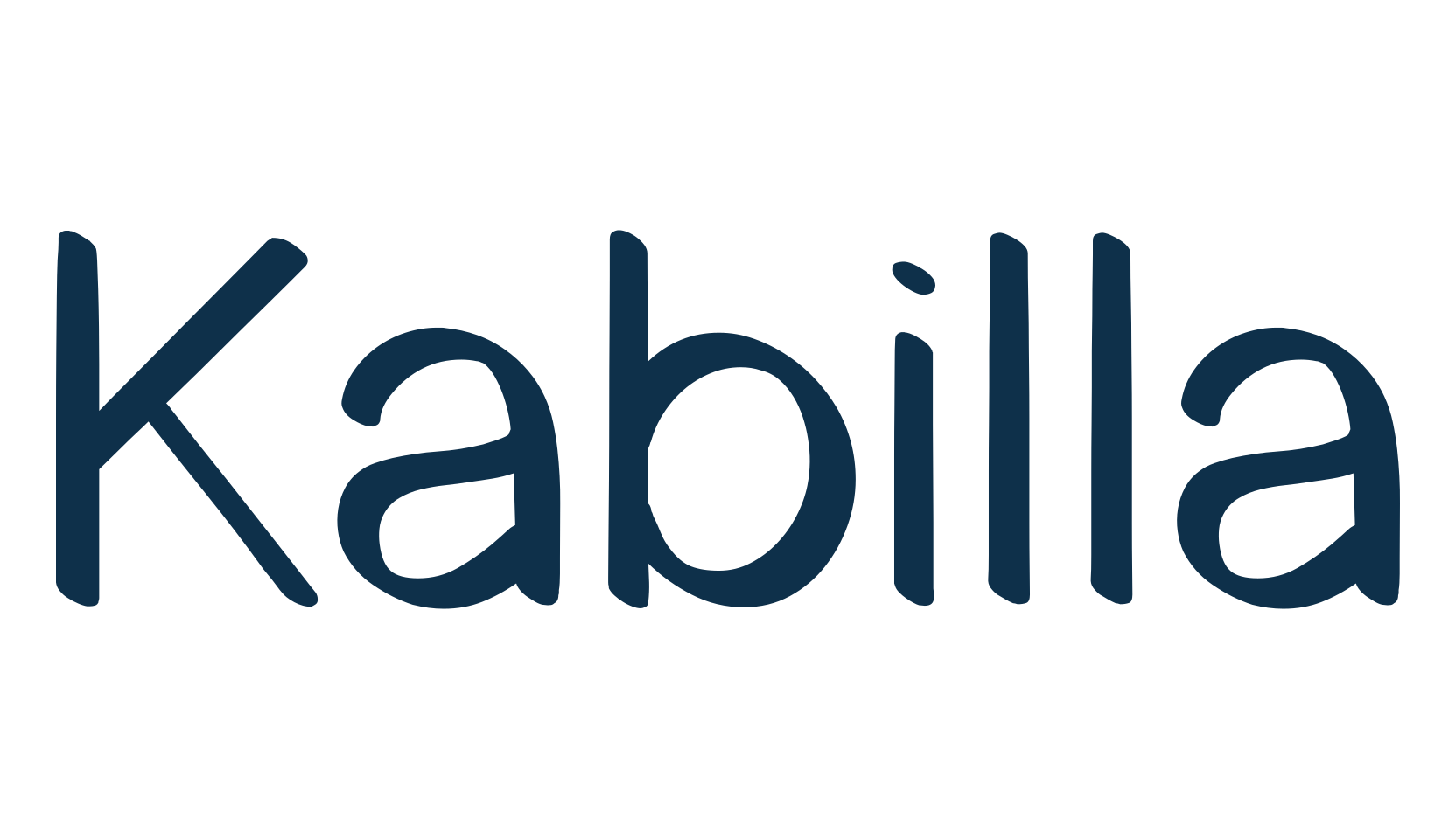 Kabilla, handwriting font preview