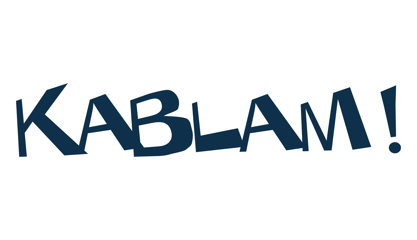 KaBlam !, fancy cartoon decorative font preview