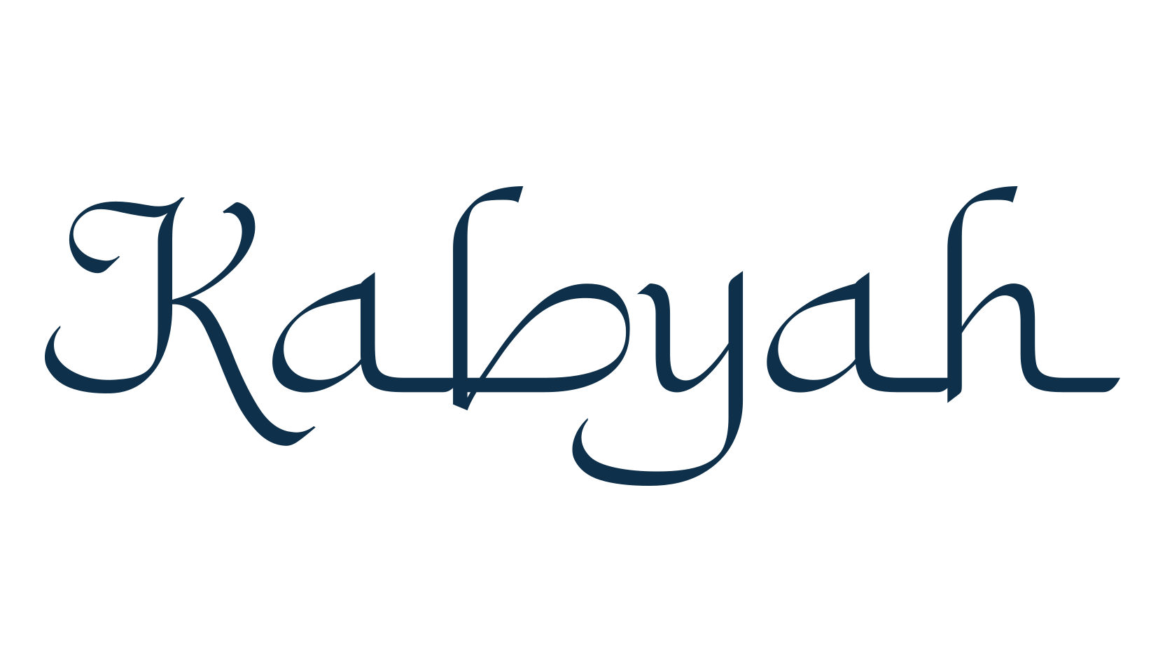 Kabyah, foreign look arabic font preview