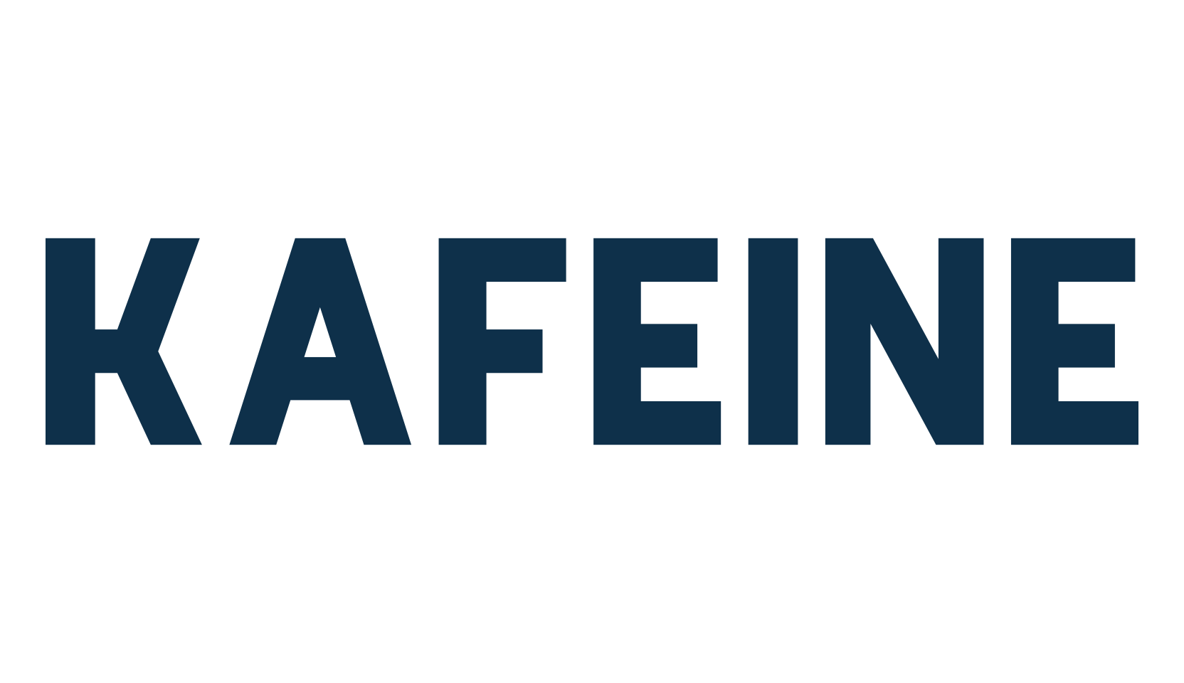 Kafeine, basic sans serif font preview