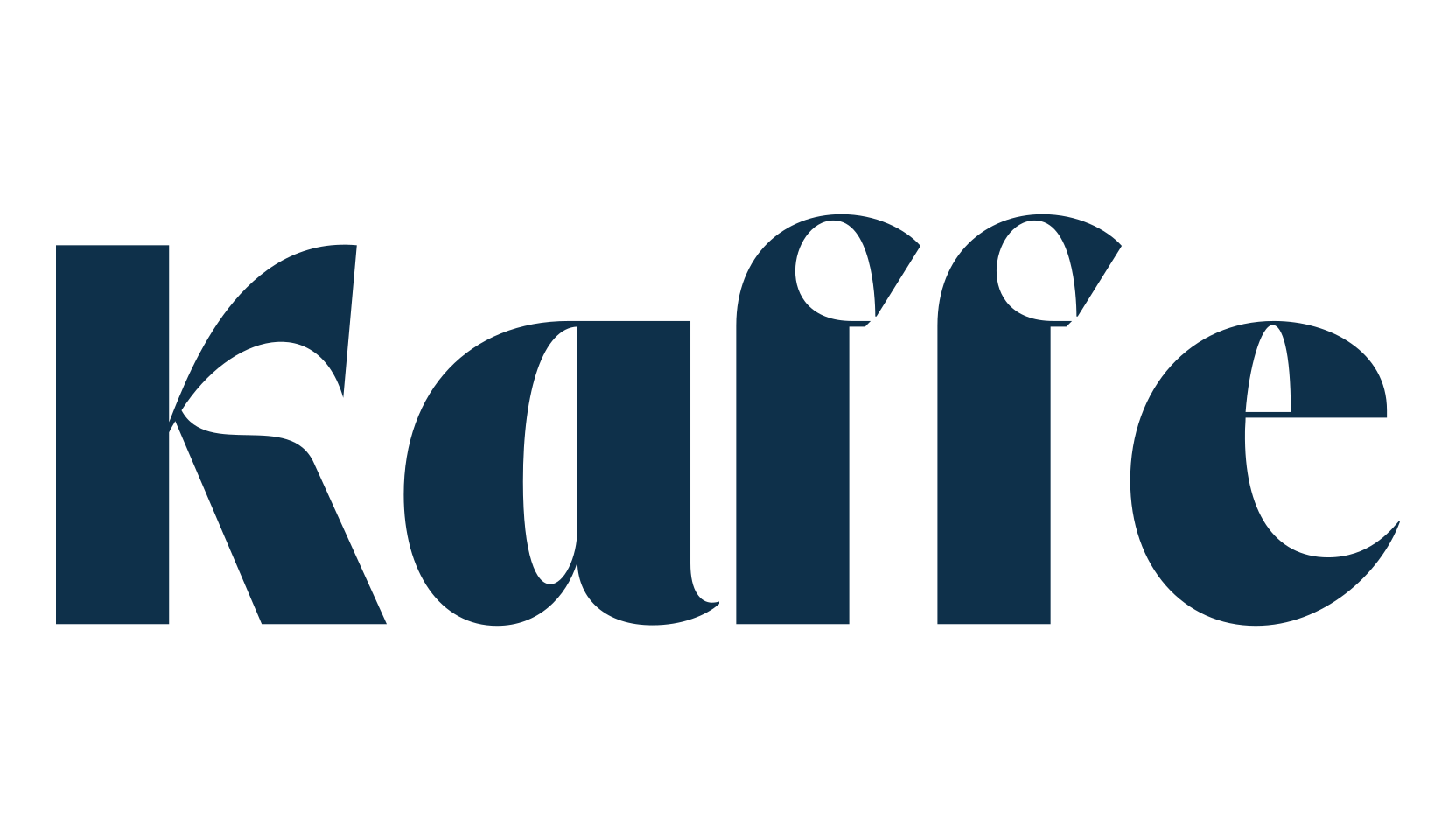 Kaffe, fancy retro decorative font preview