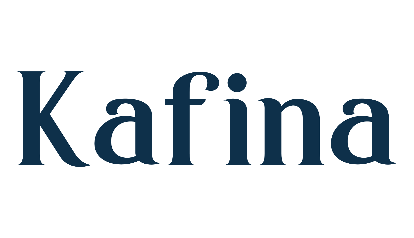 Kafina, serif font preview