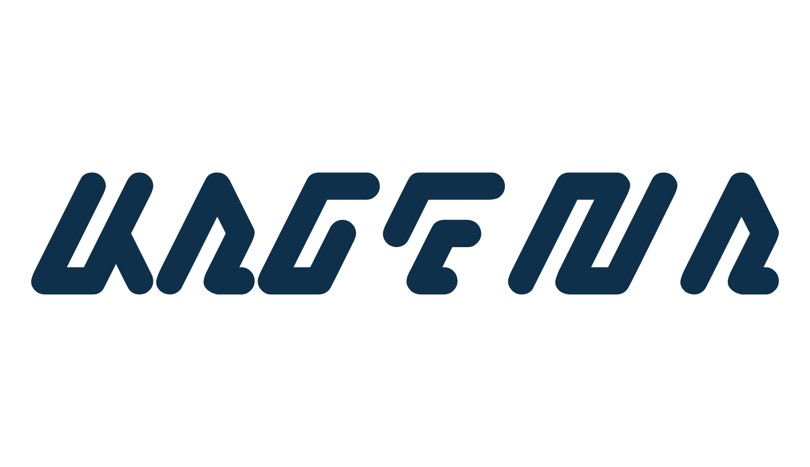 Kagena, techno sci-fi font preview
