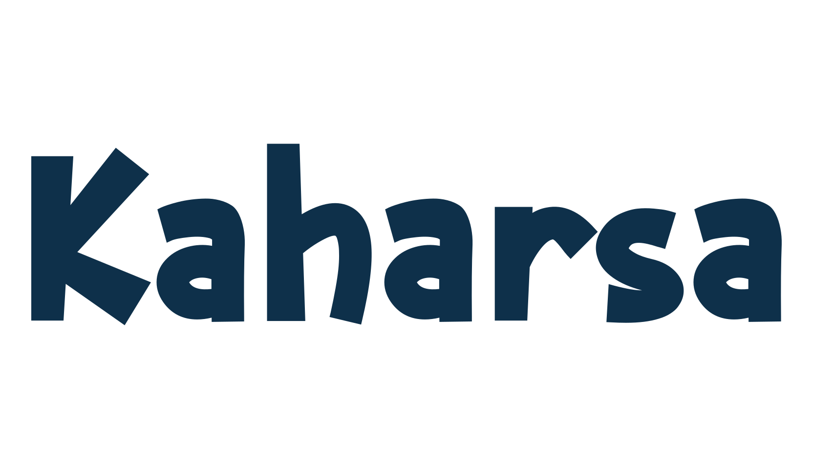 Kaharsa, fancy cartoon decorative font preview