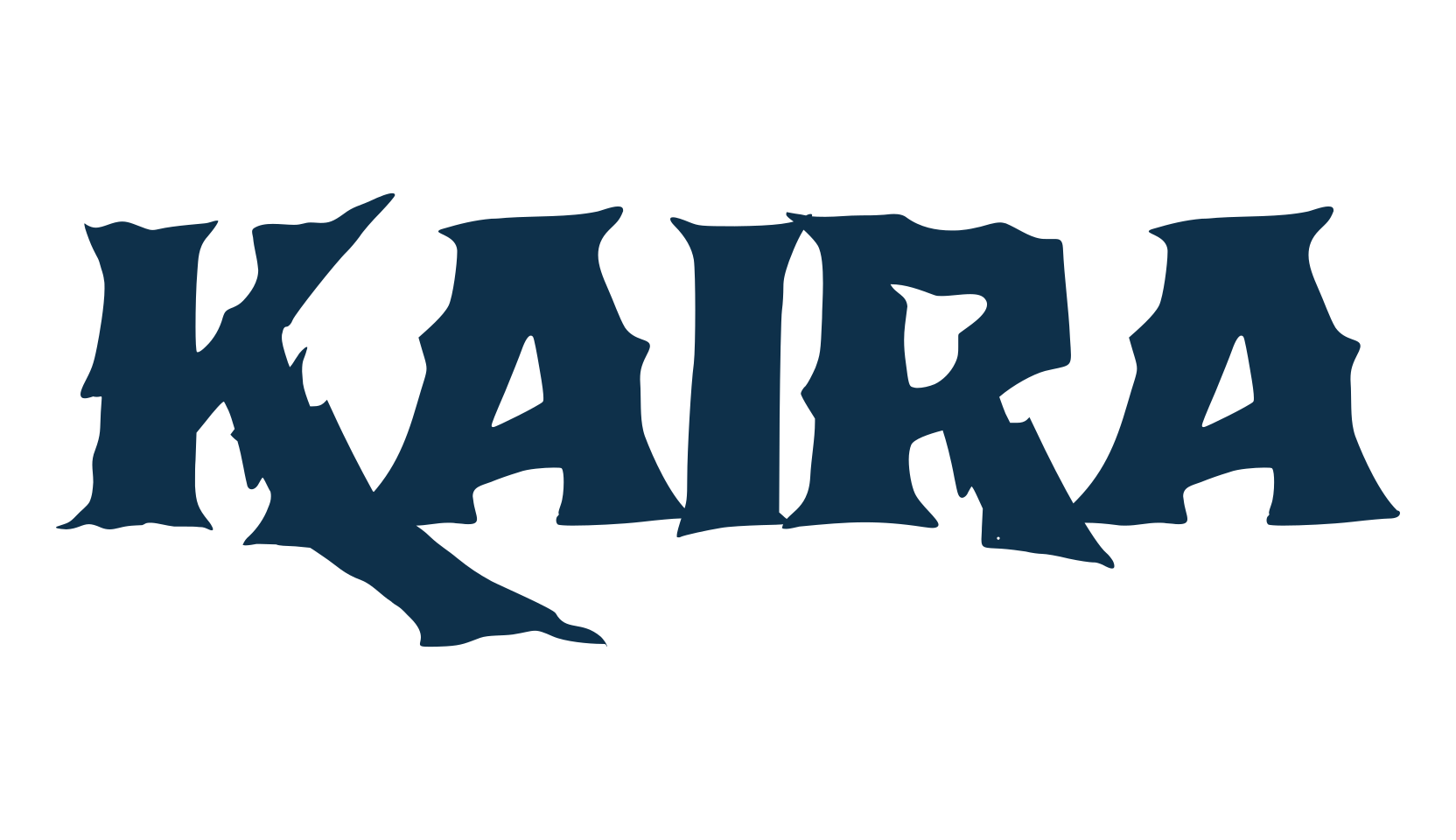 Kaira, halloween font preview