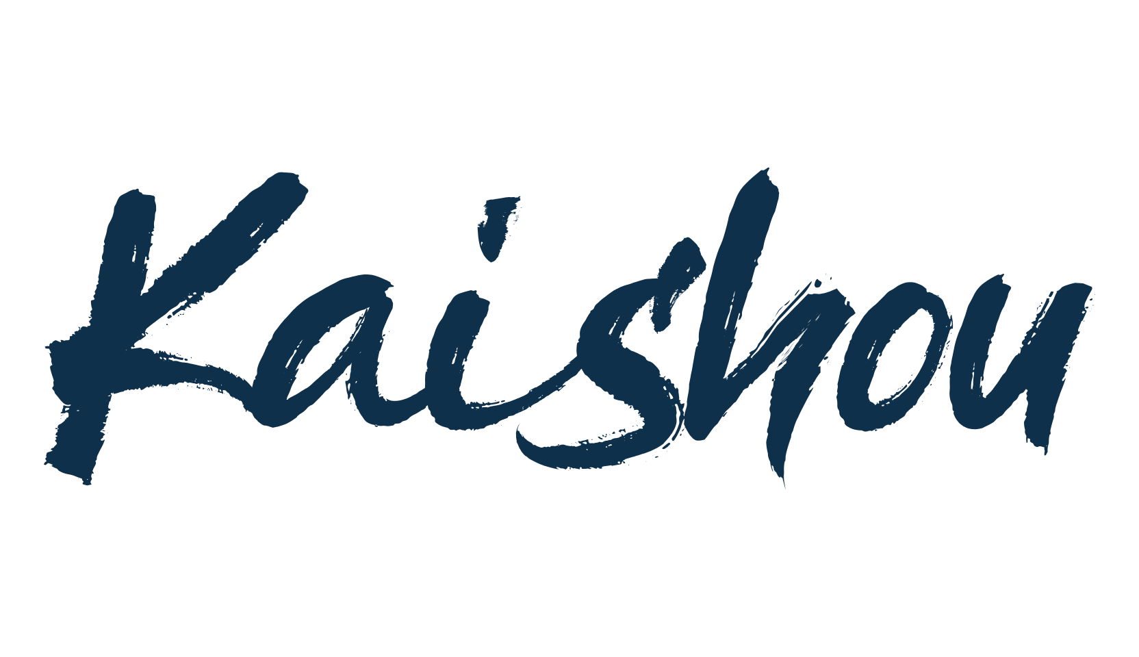 Kaishou, brush font preview
