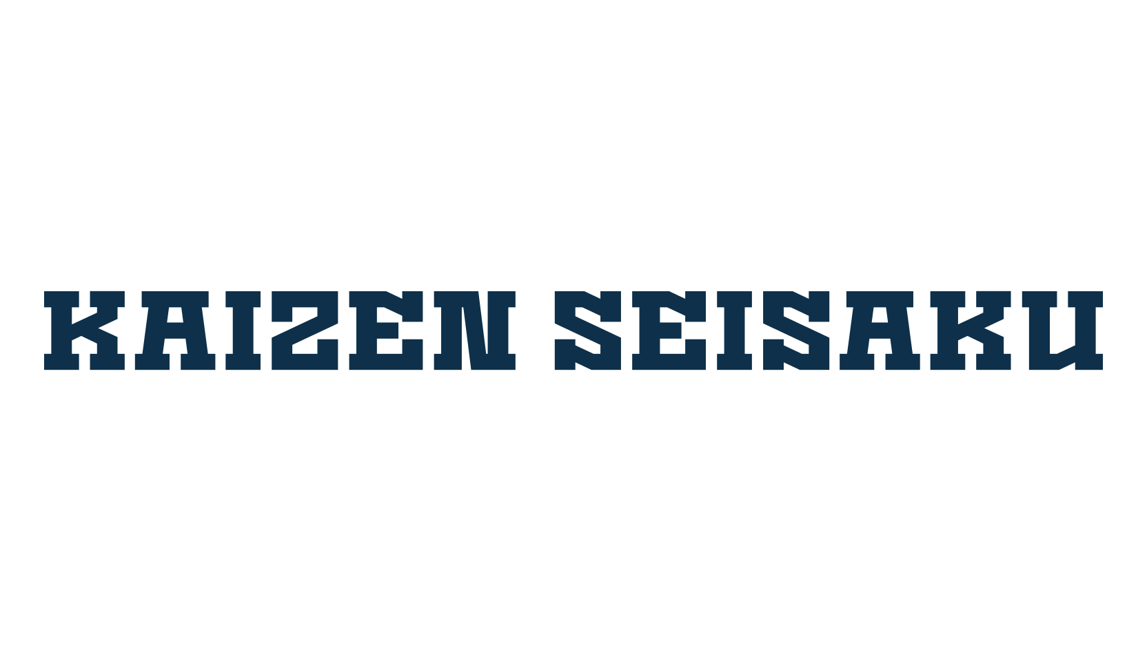 Kaizen Seisaku, fancy various decorative font preview