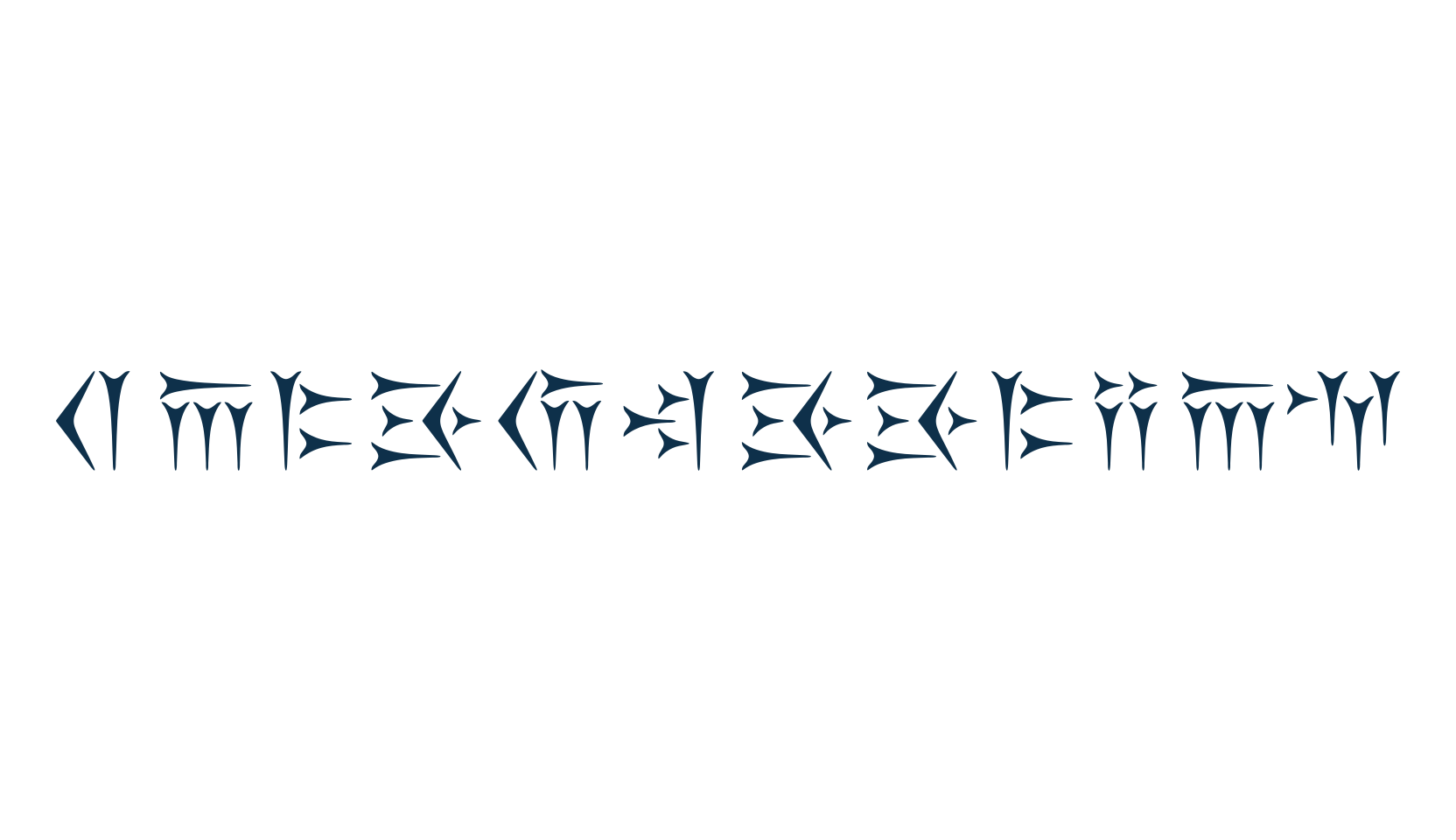 Kakoulookiam, fancy decorative font preview