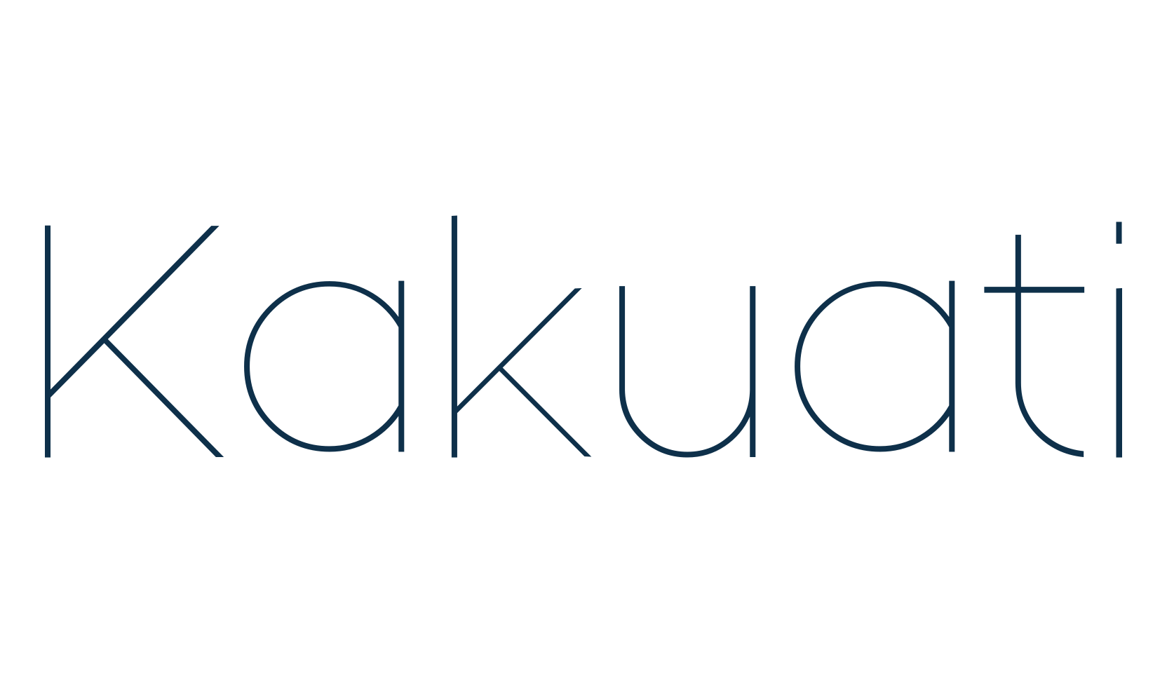 Kakuati, basic sans serif font preview