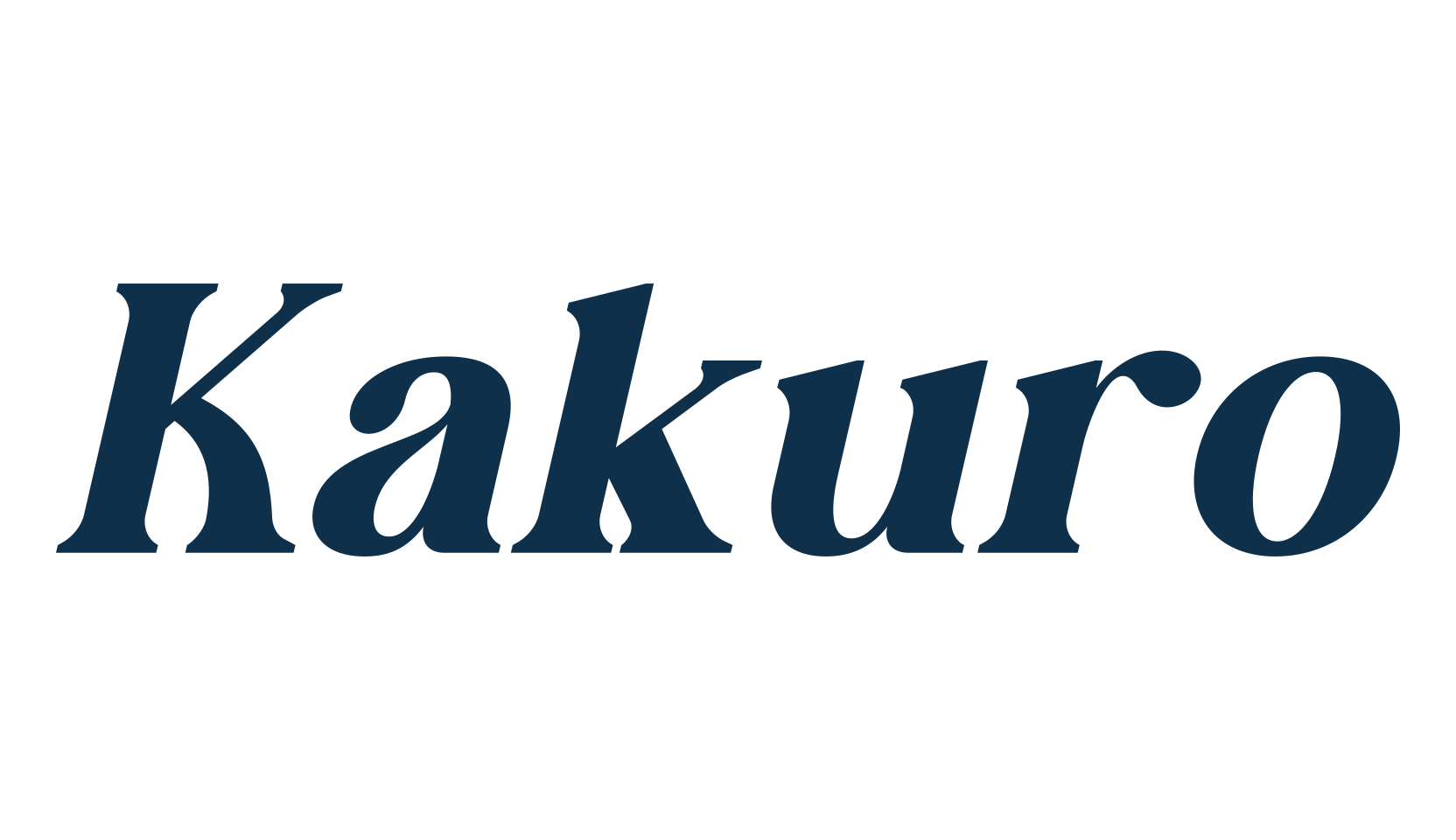 Kakuro, serif font preview
