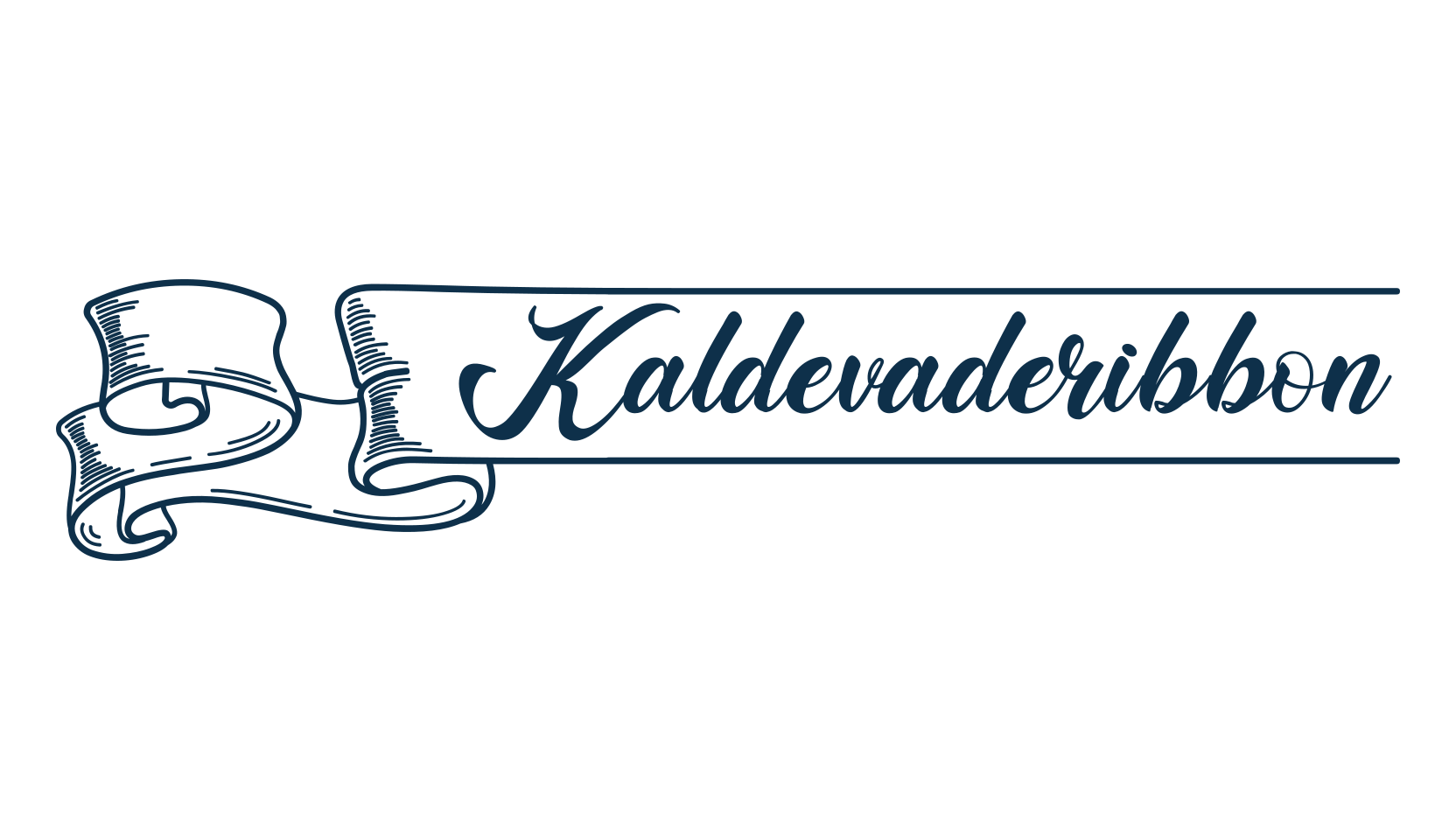 Kaldevaderibbon, fancy decorative font preview