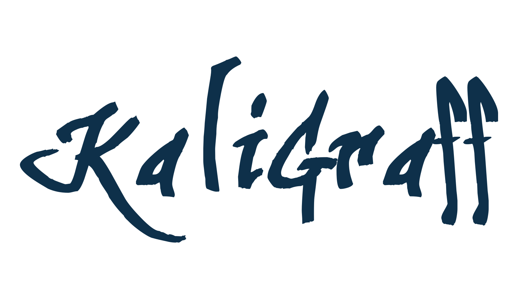 KaliGraff, graffiti font preview