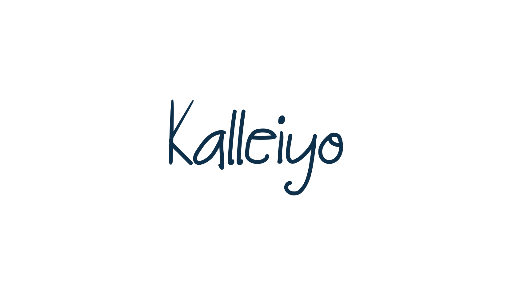Kalleiyo, script handwritten fancy decorative calligraphy font preview