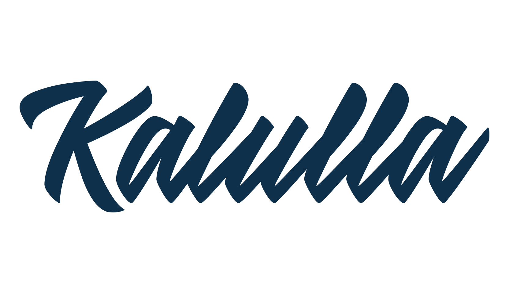Kalulla, fancy decorative font preview