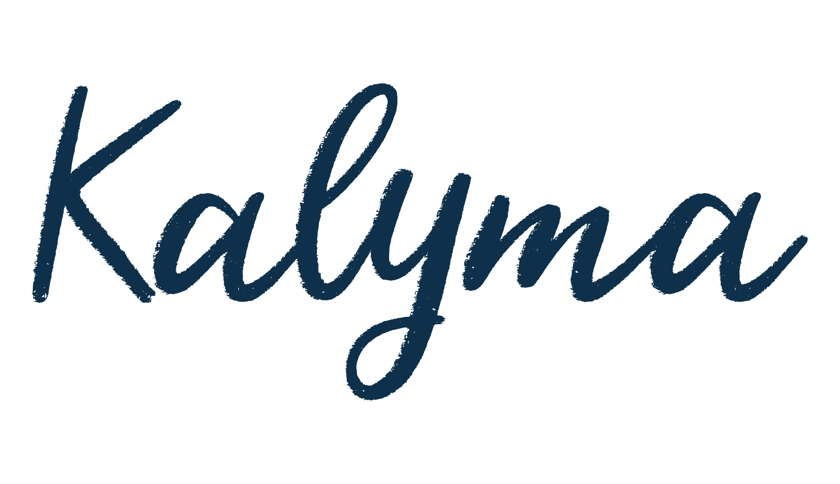 Kalyma, brush font preview