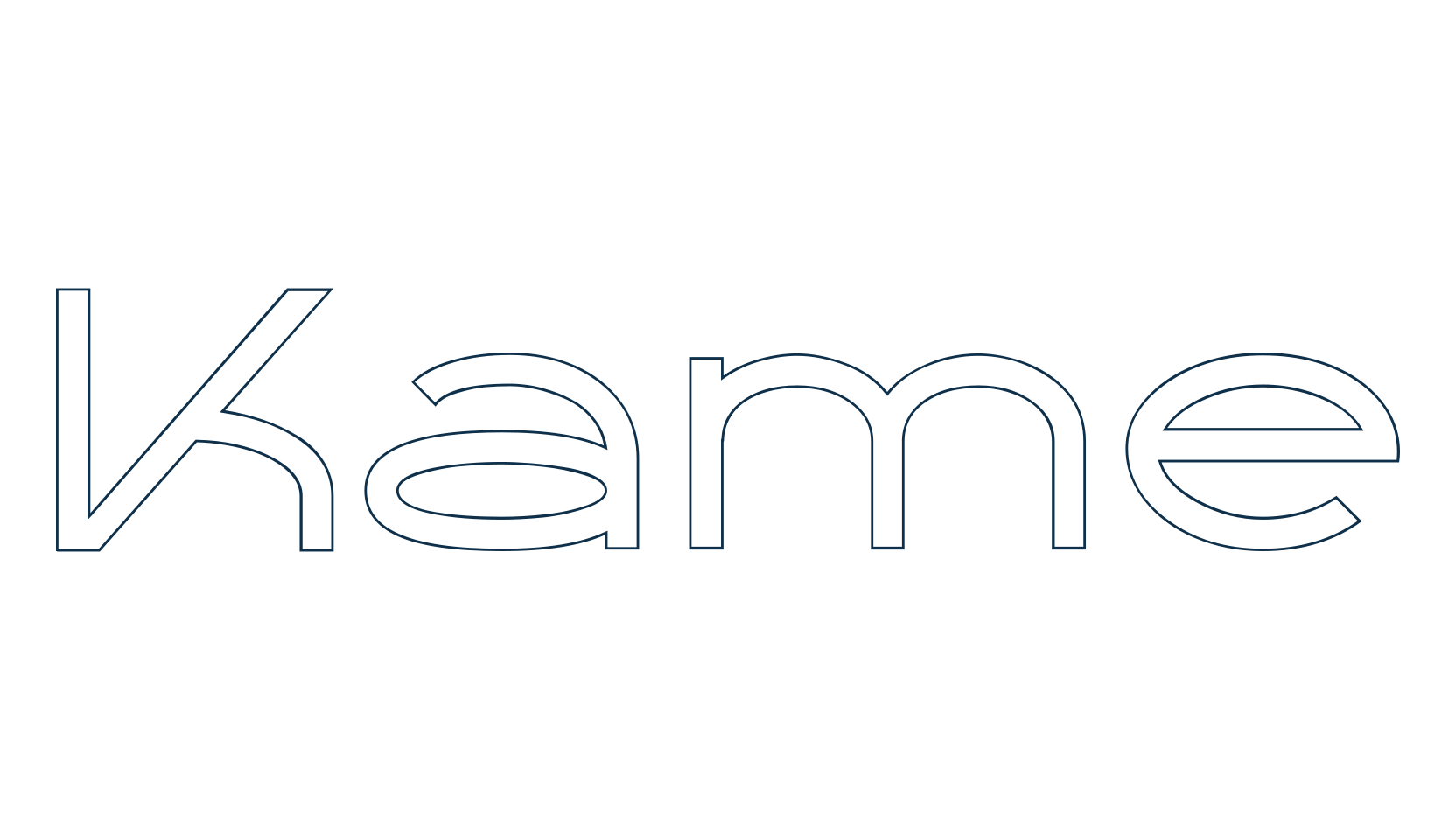 Kame, basic sans serif font preview