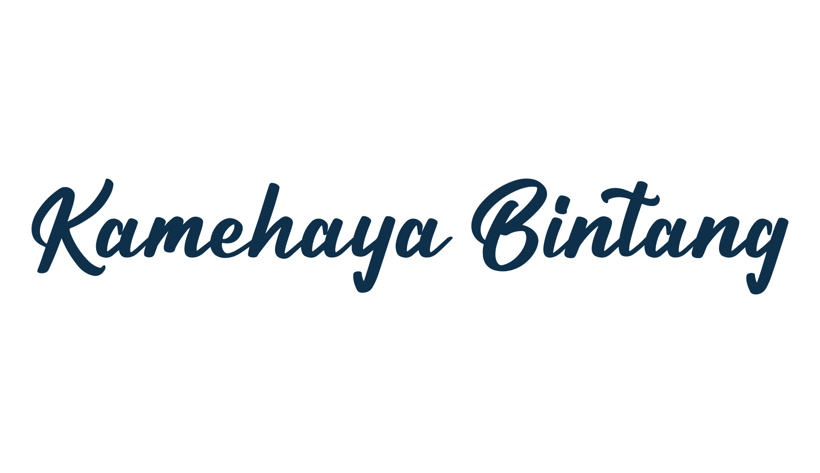 Kamehaya Bintang, fancy decorative font preview