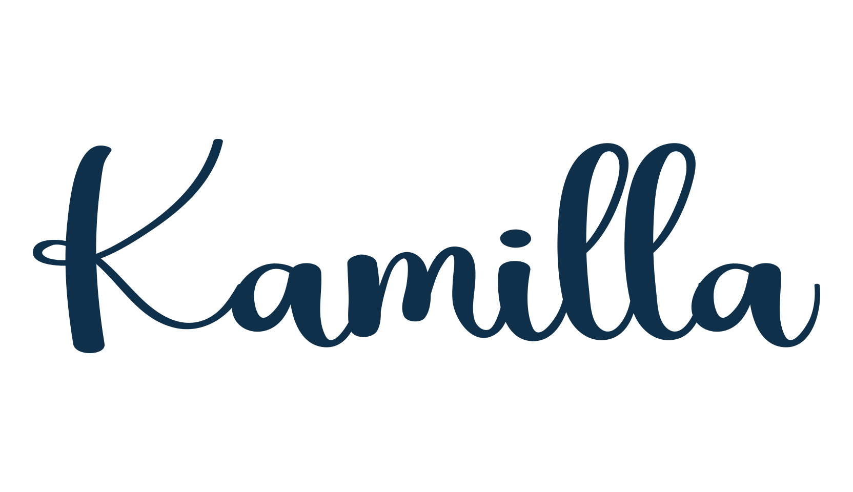 Kamilla, display market font preview