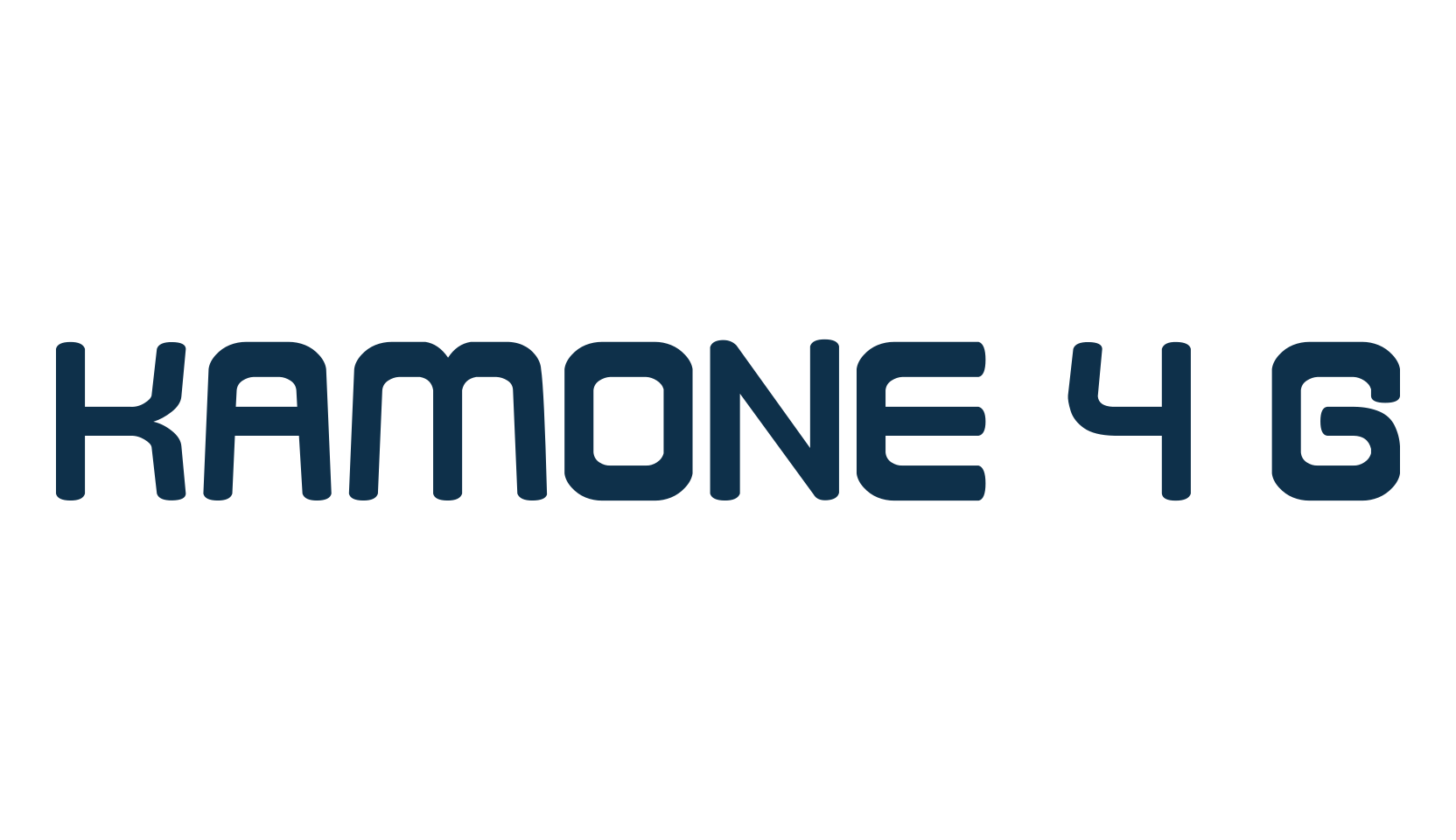 Kamone 4 G, sci-fi font preview