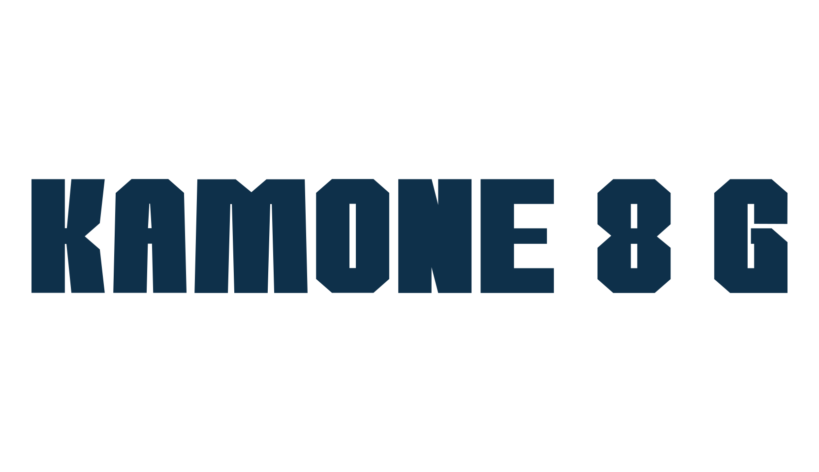 Kamone 8 G, various font preview