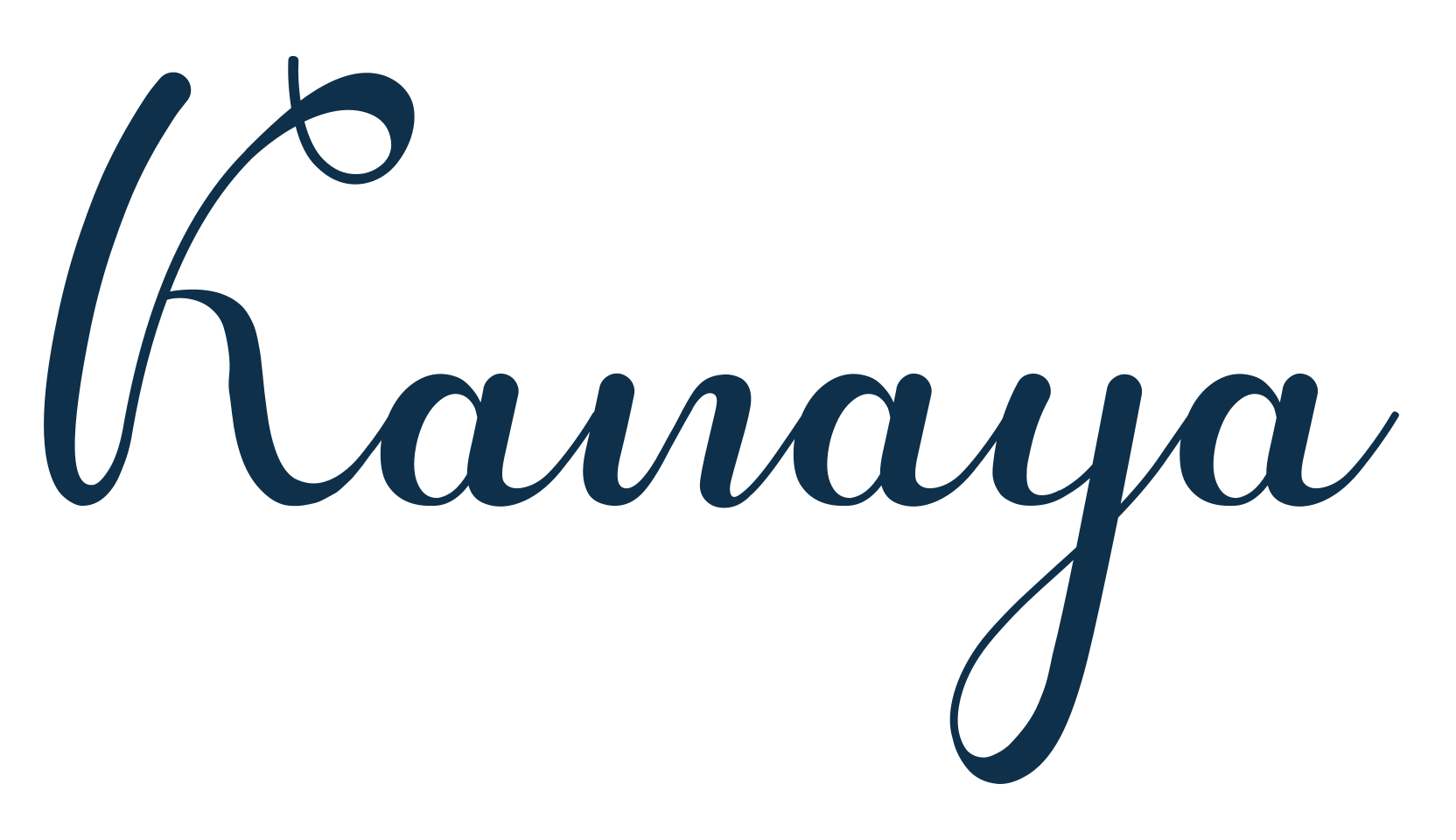Kanaya, fancy decorative font preview