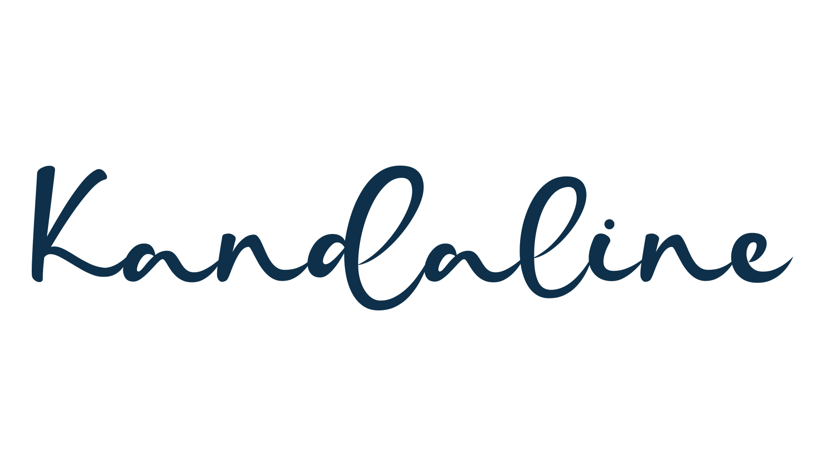 Kandaline, fancy decorative font preview