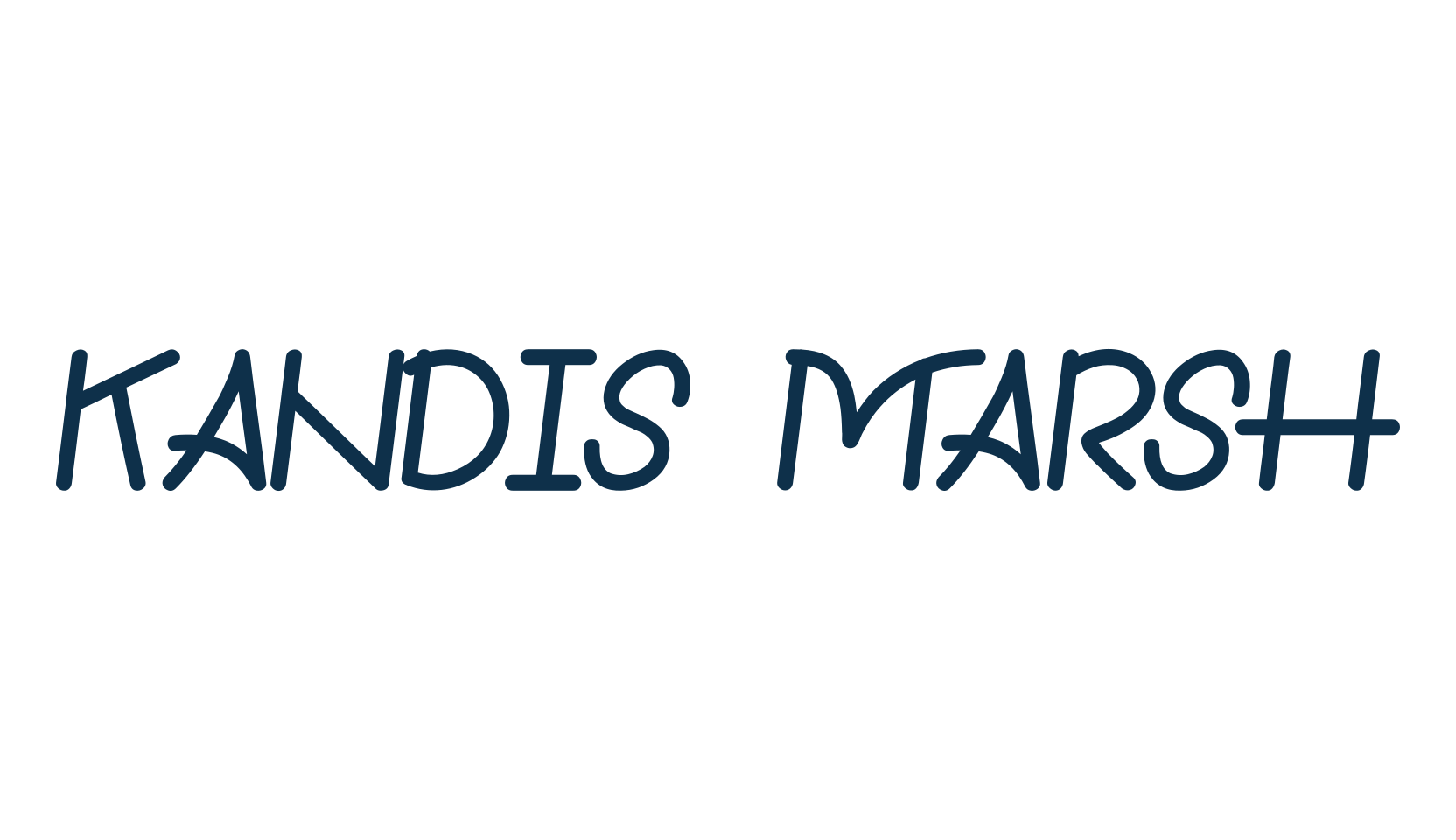 Kandis Marsh, fancy various decorative font preview